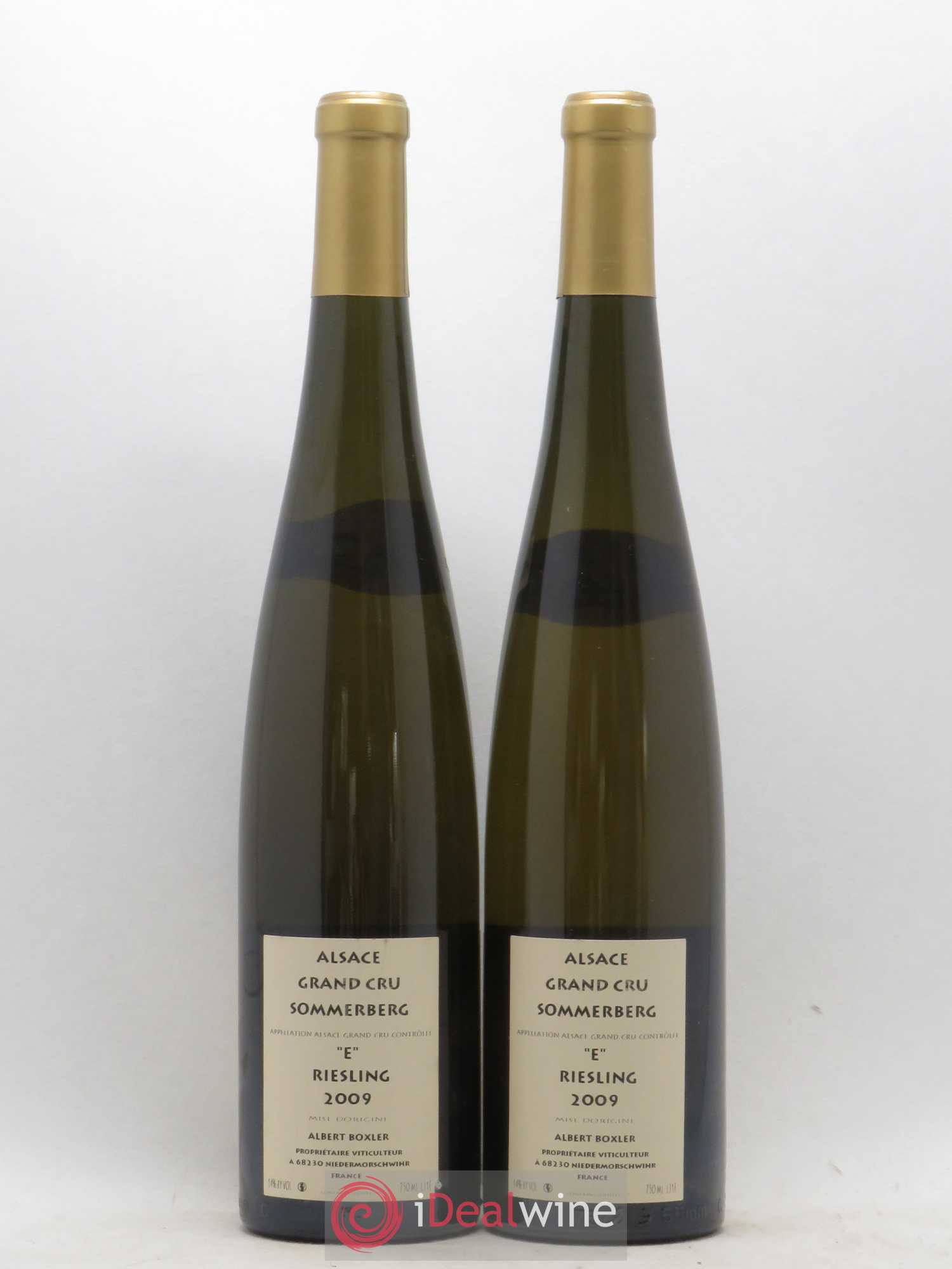 Riesling Grand Cru Sommerberg Albert Boxler 2009 - Lot de 2 bouteilles - 1