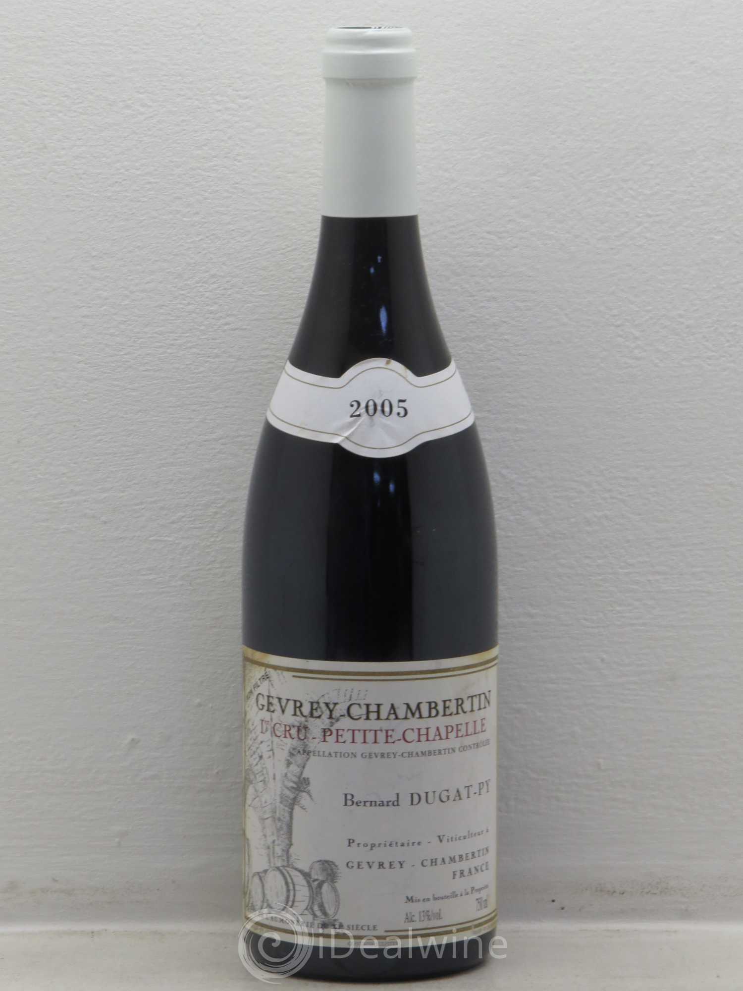 Gevrey-Chambertin 1er Cru Petite Chapelle Vieilles Vignes Dugat-Py 2005 - Lot de 1 bouteille - 0