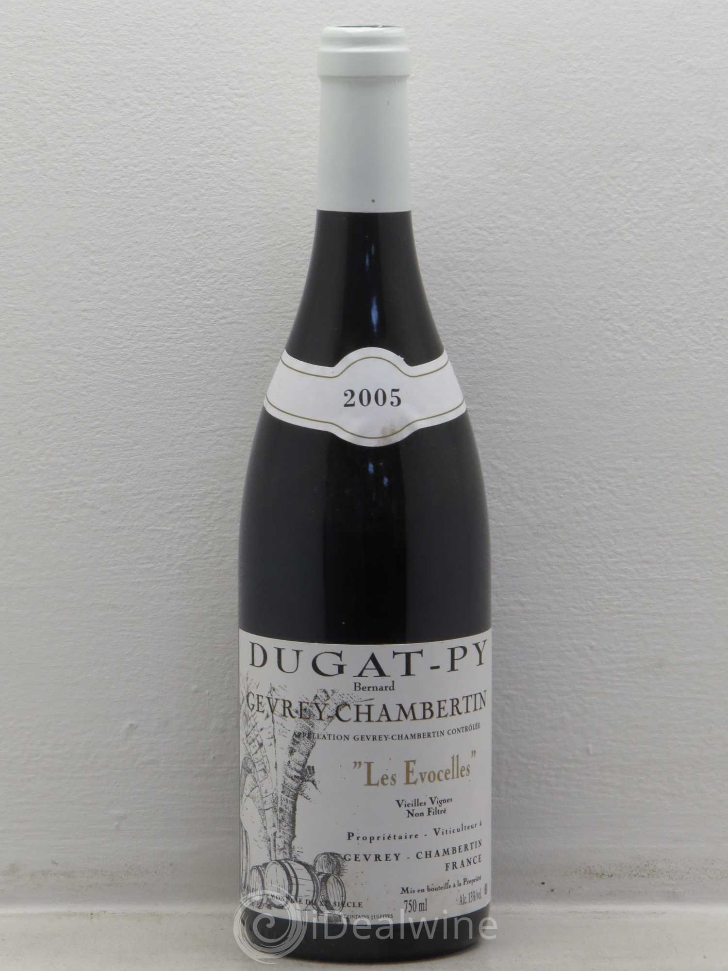 Gevrey-Chambertin Les Evocelles Vieilles Vignes Dugat-Py 2005 - Lot de 1 bouteille - 0