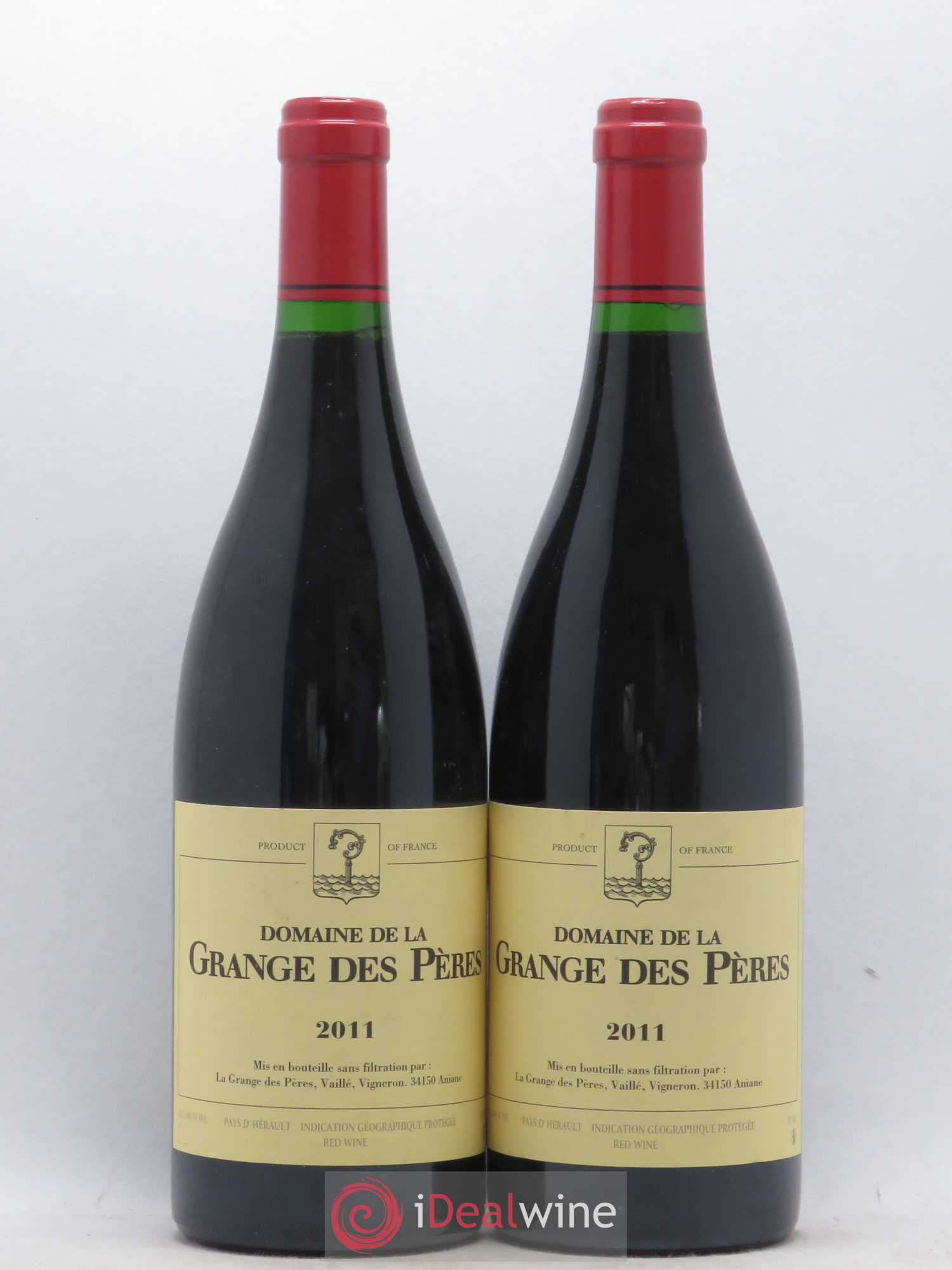 Pays d'Hérault Grange des Pères Laurent Vaillé 2011 - Lot de 2 bouteilles - 0