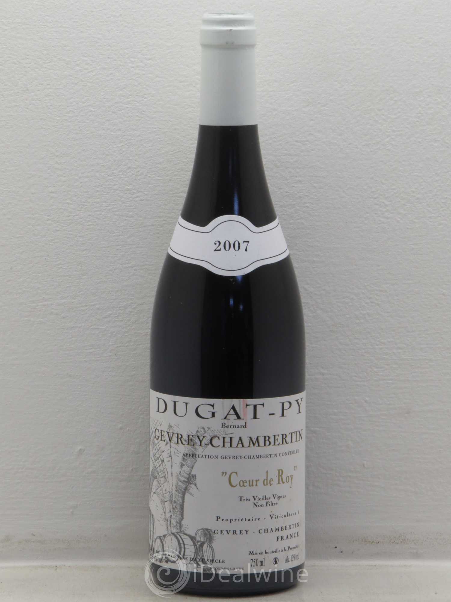 Gevrey-Chambertin Coeur de Roy Très Vieilles Vignes Dugat-Py 2007 - Lot de 1 bouteille - 0