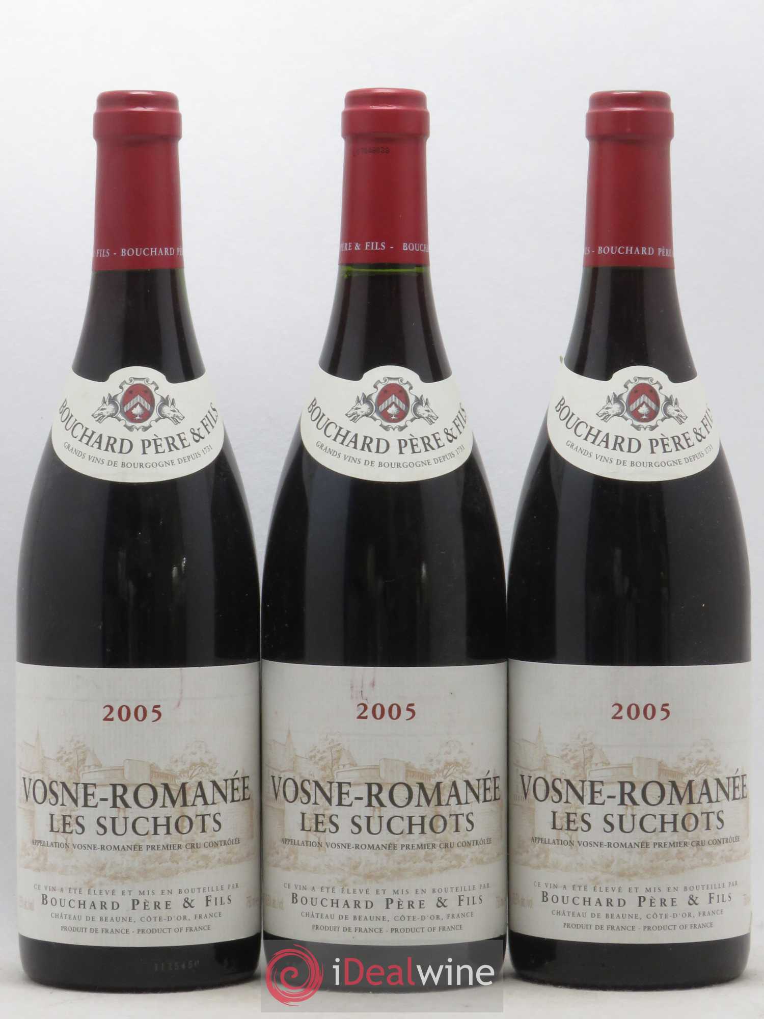 Vosne-Romanée 1er Cru Les Suchots Bouchard Père & Fils 2005 - Lot de 3 bouteilles - 0