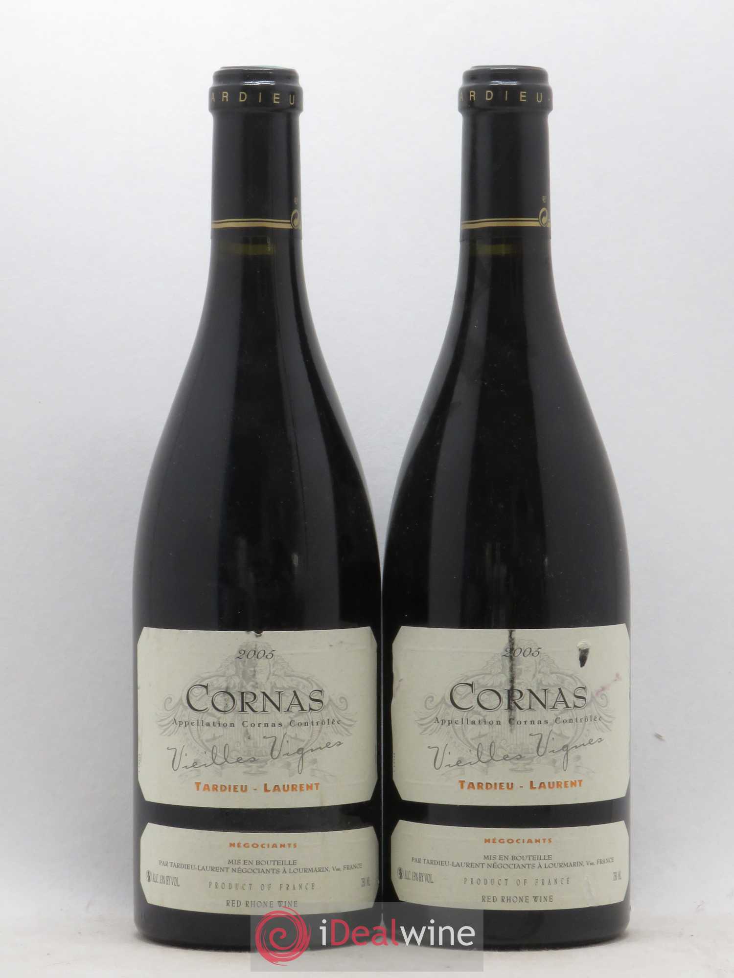 Cornas Vieilles vignes Maison Tardieu-Laurent 2005 - Lot de 2 bouteilles - 0