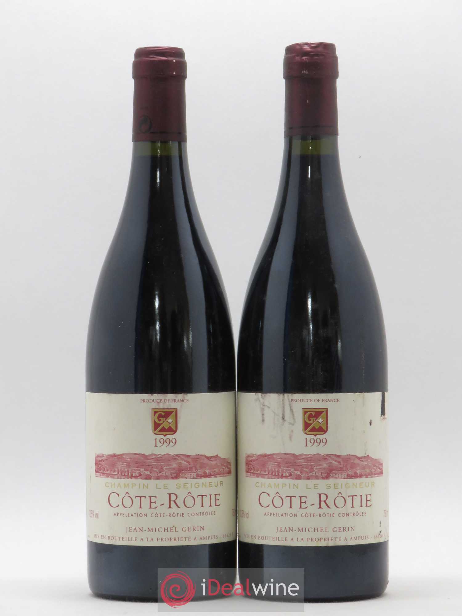 Côte-Rôtie Champin Le Seigneur Jean-Michel Gerin 1999 - Lot de 2 bouteilles - 0