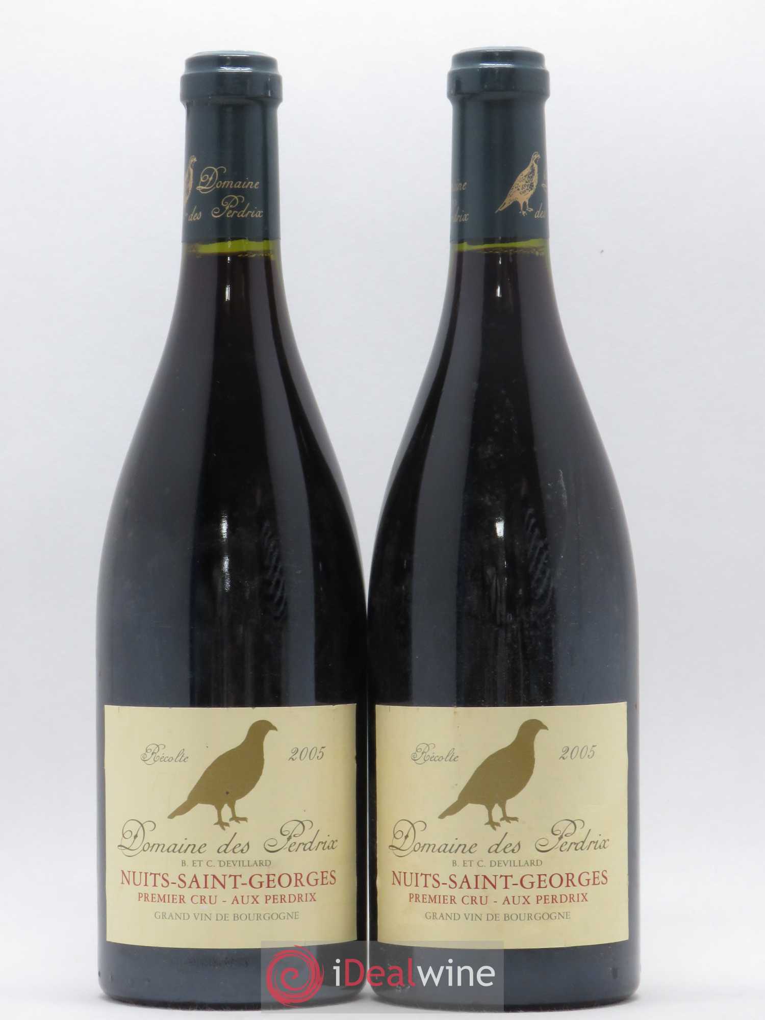 Nuits-Saint-Georges 1er Cru Aux Perdrix Perdrix (Domaine des) 2005 - Lot de 2 bouteilles - 0
