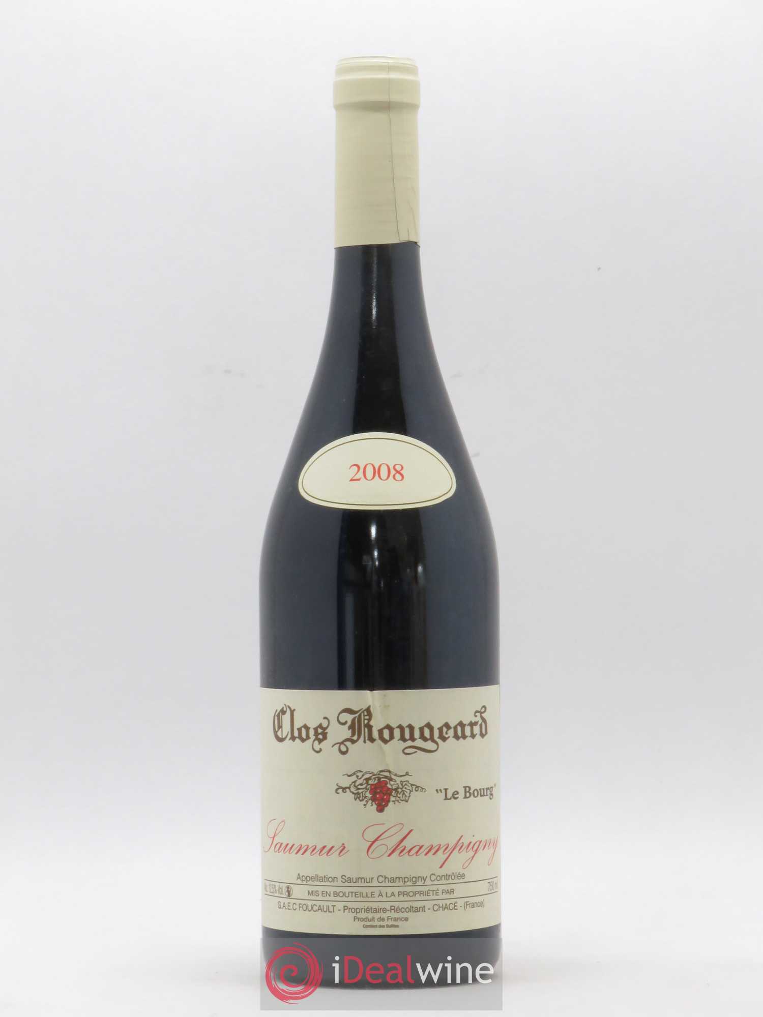 Saumur-Champigny Le Bourg Clos Rougeard 2008 - Lot de 1 bouteille - 0