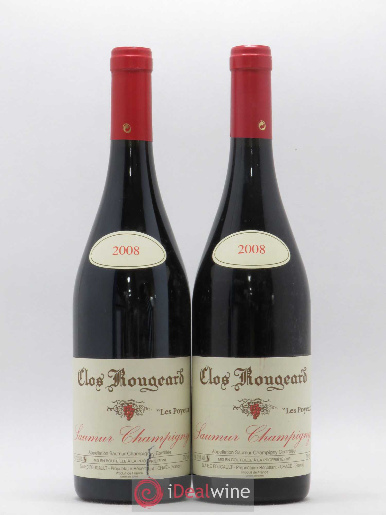 Saumur-Champigny Les Poyeux Clos Rougeard 2008 - Lot de 2 bouteilles - 0
