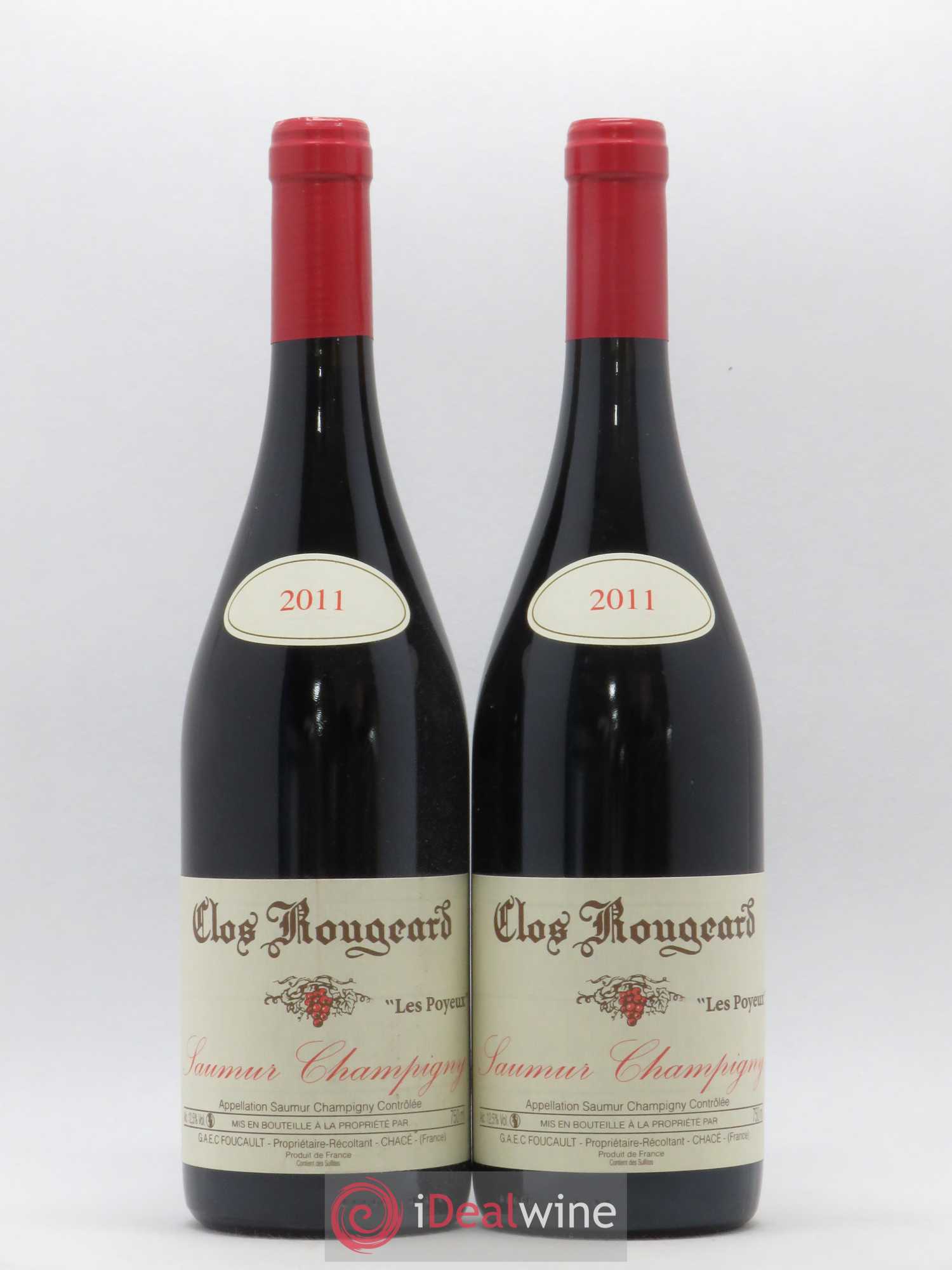 Saumur-Champigny Les Poyeux Clos Rougeard 2011 - Lot de 2 bouteilles - 0