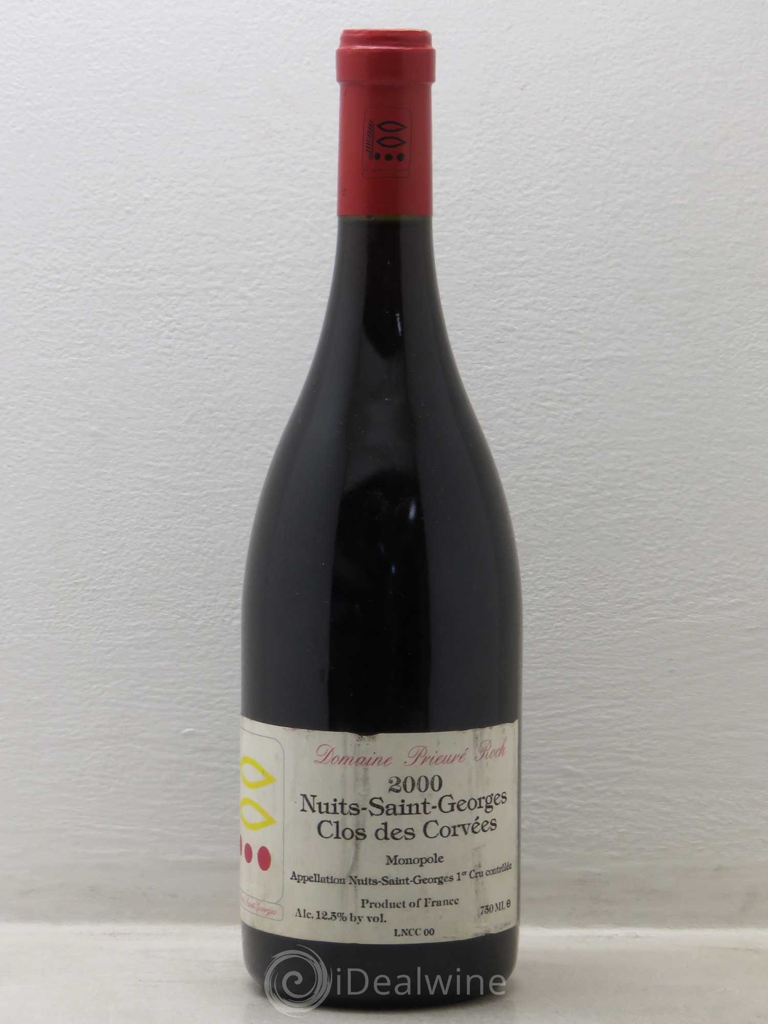 Nuits-Saint-Georges 1er Cru Le Clos des Corvées Prieuré Roch 2000 - Lot de 1 bouteille - 0