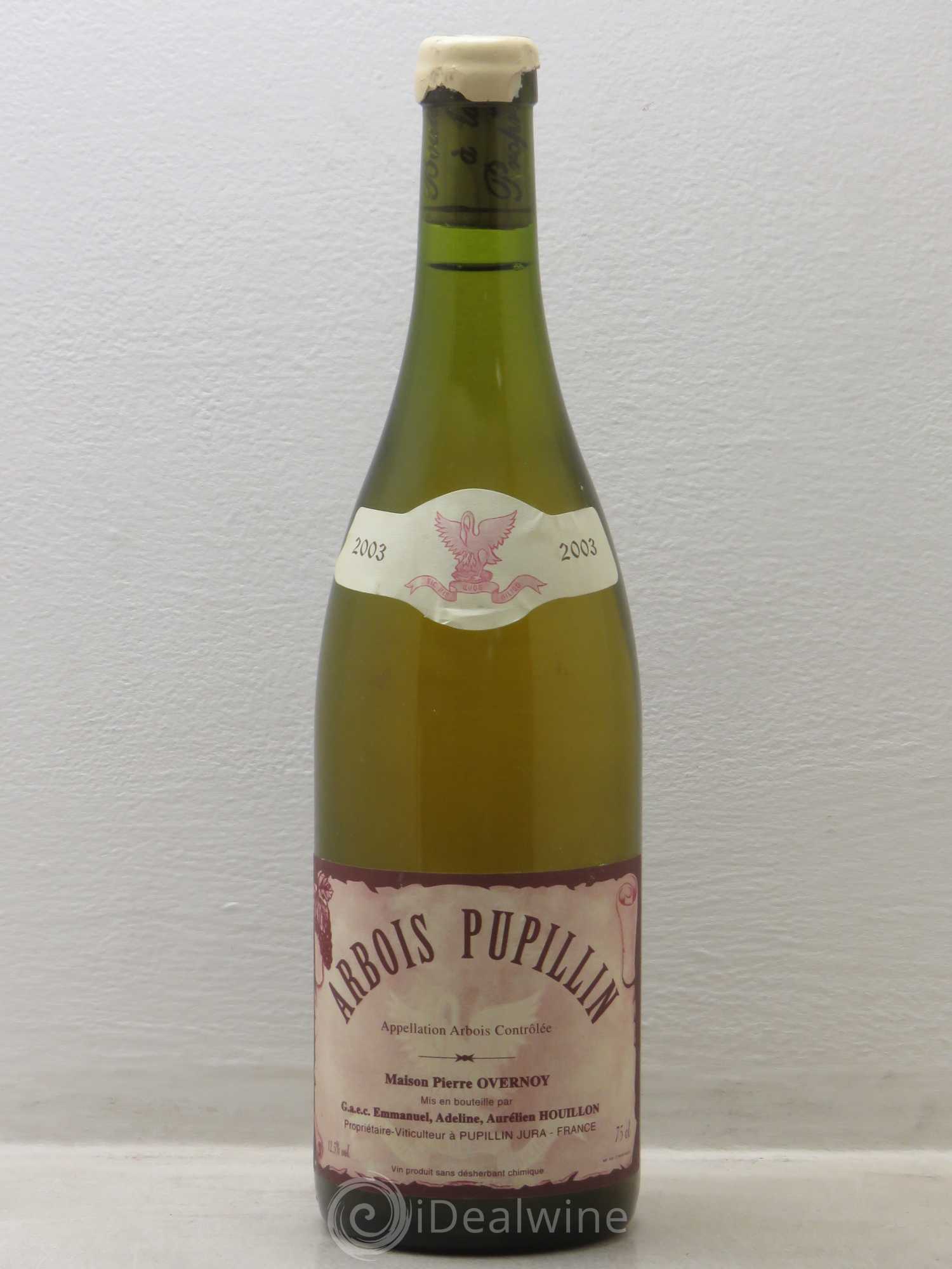 Arbois-Pupillin Savagnin (cire jaune) Overnoy-Houillon (Domaine) Chardonnay 2003 - Lot de 1 bouteille - 0