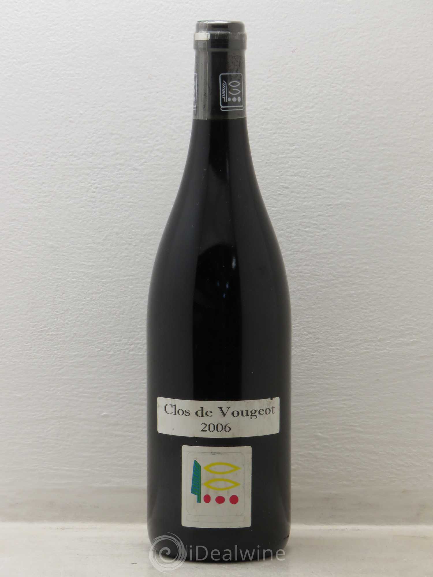 Clos de Vougeot Grand Cru Prieuré Roch 2006 - Lot de 1 bouteille - 0