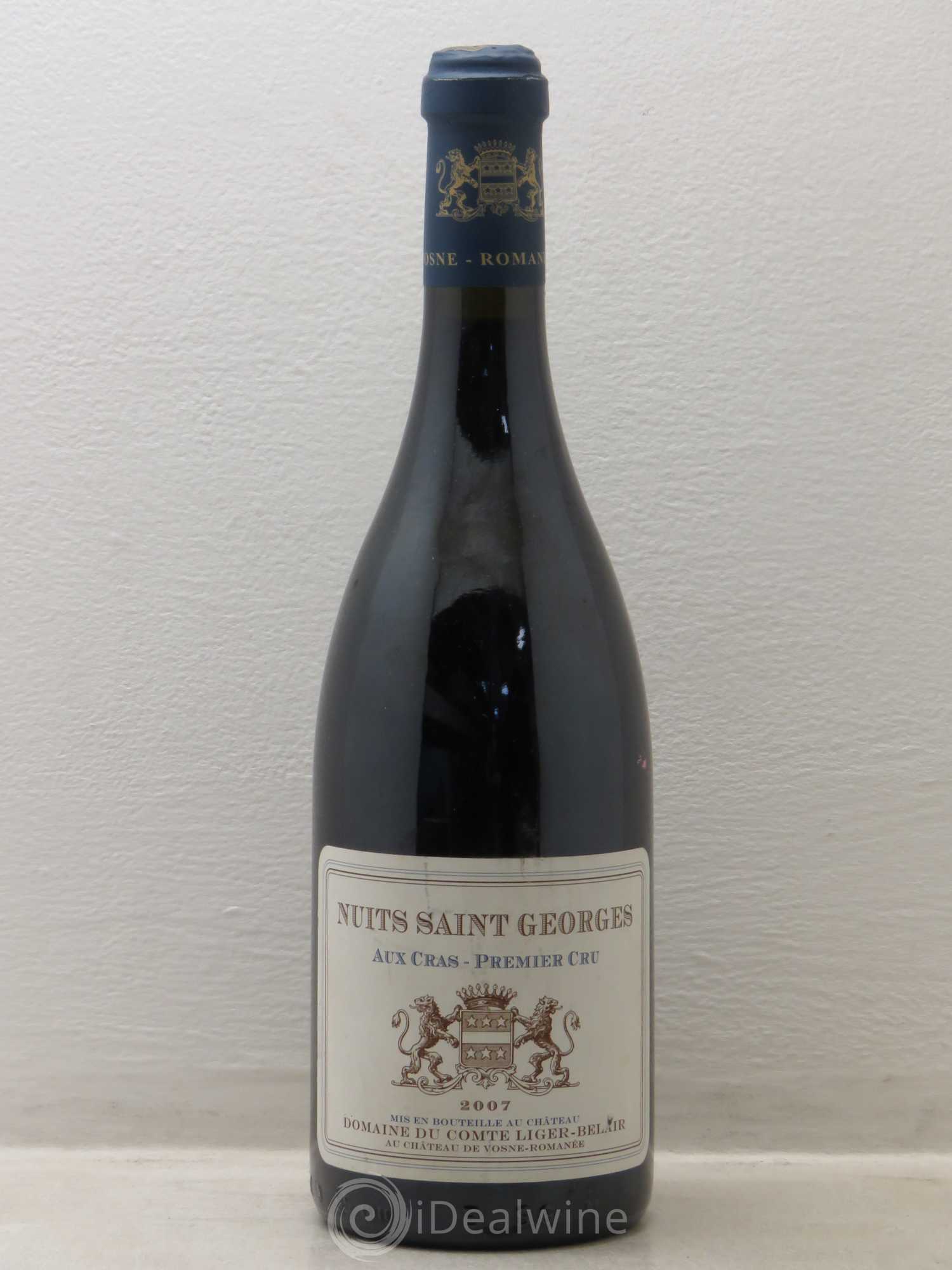 Nuits-Saint-Georges 1er Cru Aux Cras Comte Liger-Belair (Domaine du) 2007 - Lot de 1 bouteille - 0