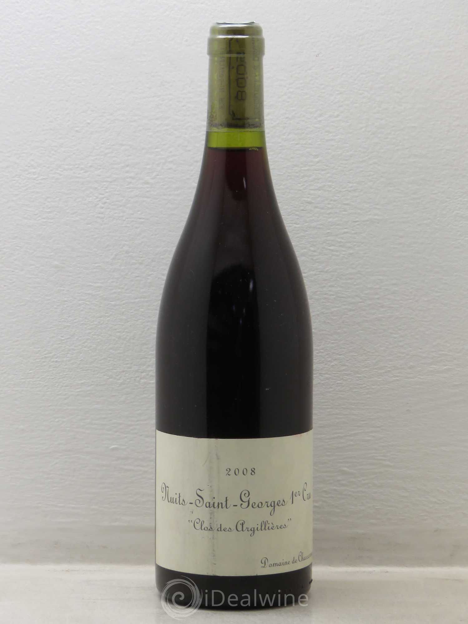 Nuits-Saint-Georges 1er Cru Clos Des Argillieres Domaine De Chassorney Frederic Cossard 2008 - Posten von 1 Flasche - 0