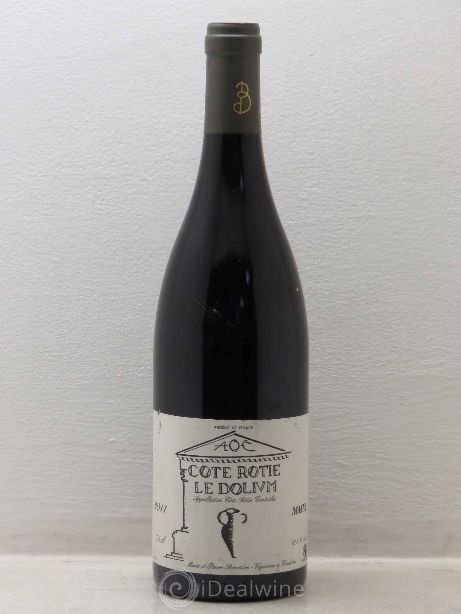 Côte-Rôtie Le Dolium Marie Et Pierre Benetiere 2011 - Posten von 1 Flasche - 0