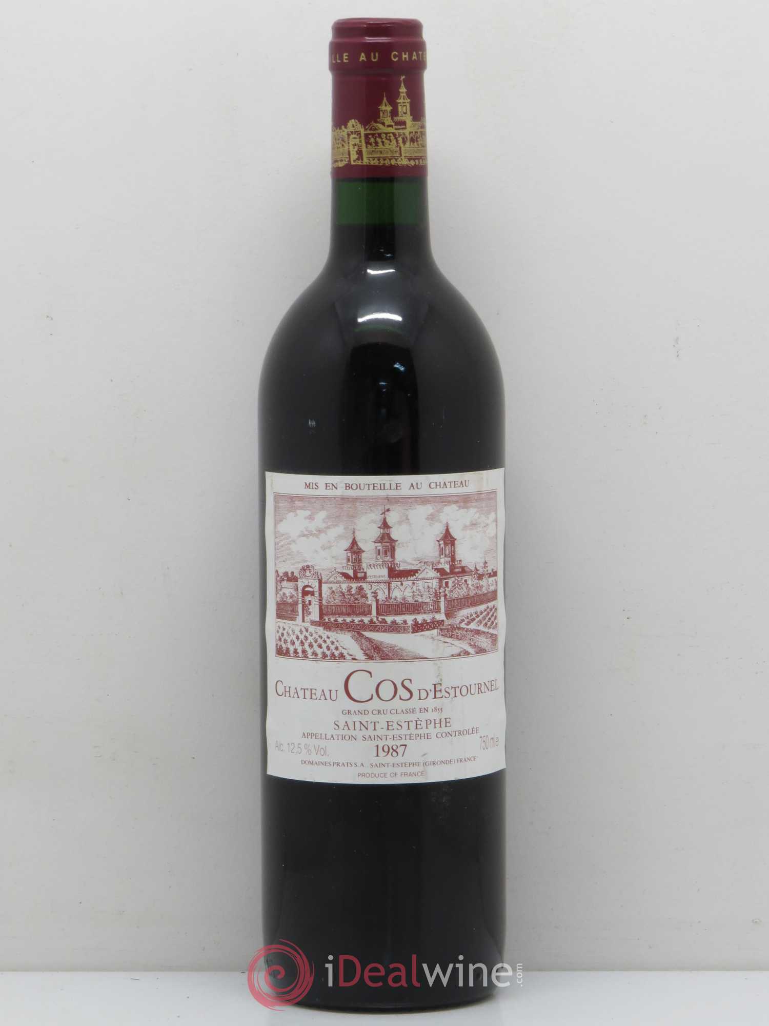 Cos d'Estournel 2ème Grand Cru Classé 1987 - Lot de 1 bouteille - 0