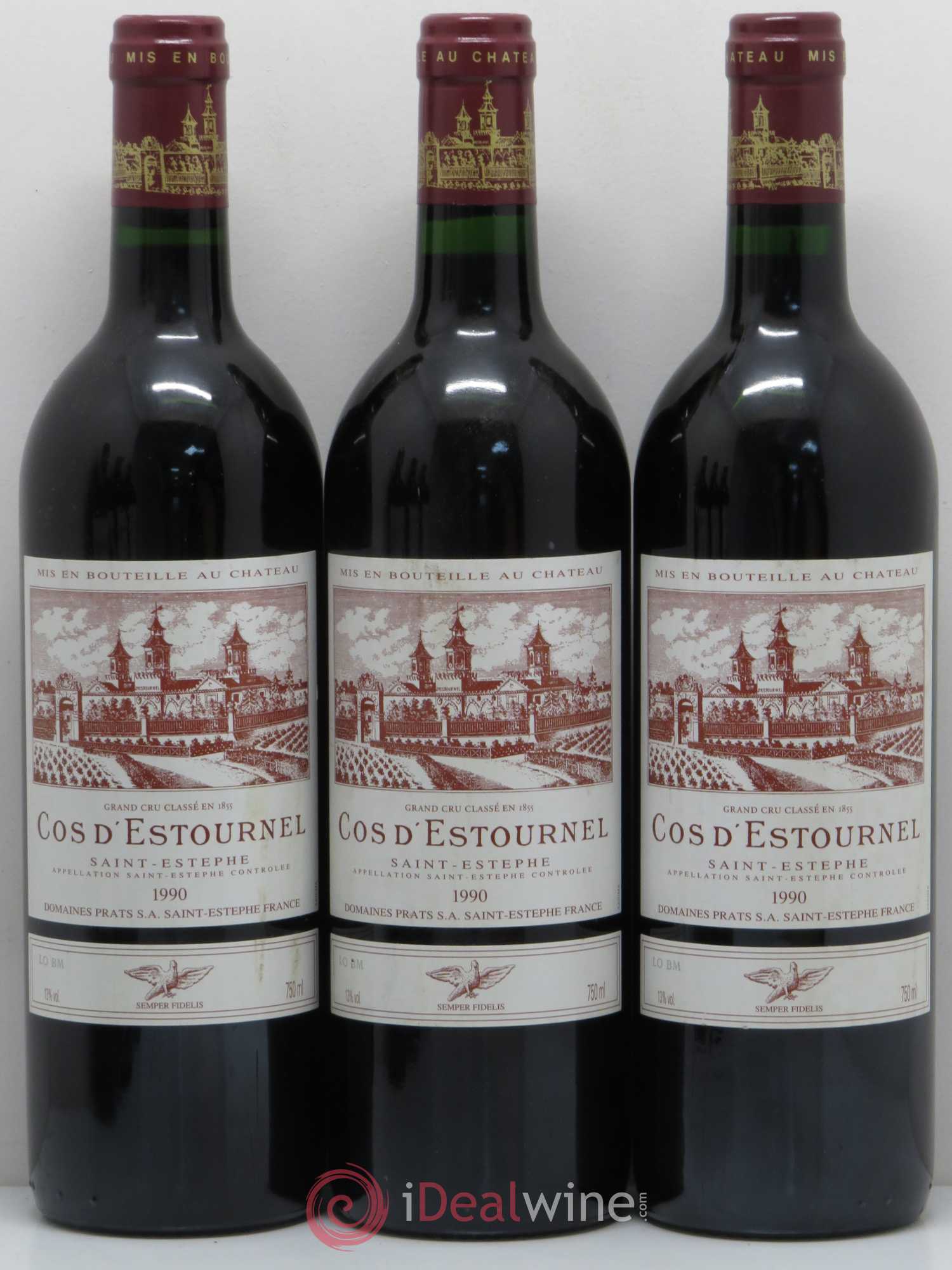 Cos d'Estournel 2ème Grand Cru Classé 1990 - Lot de 6 bouteilles - 1