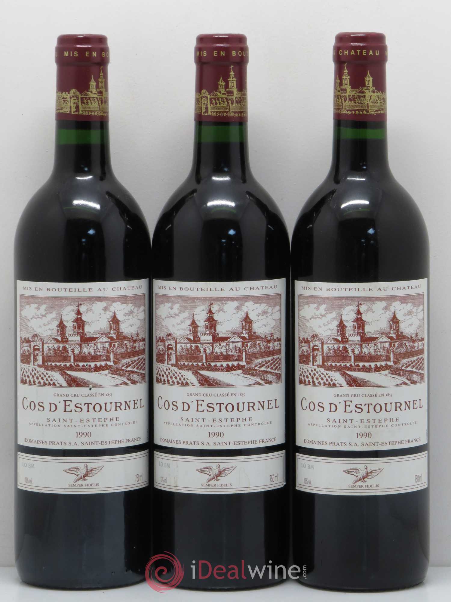 Cos d'Estournel 2ème Grand Cru Classé 1990 - Lot de 6 bouteilles - 2
