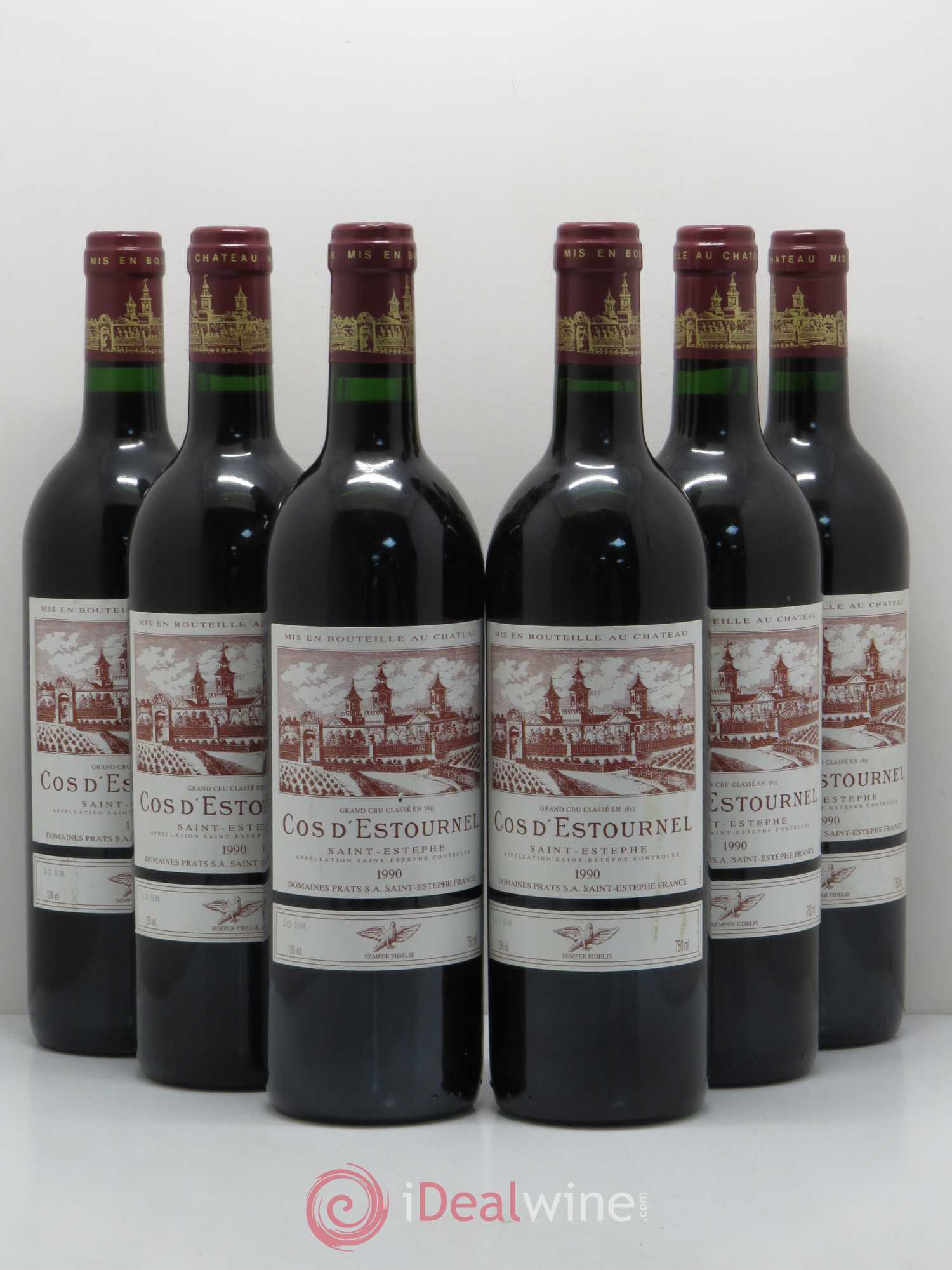 Cos d'Estournel 2ème Grand Cru Classé 1990 - Lot de 6 bouteilles - 0