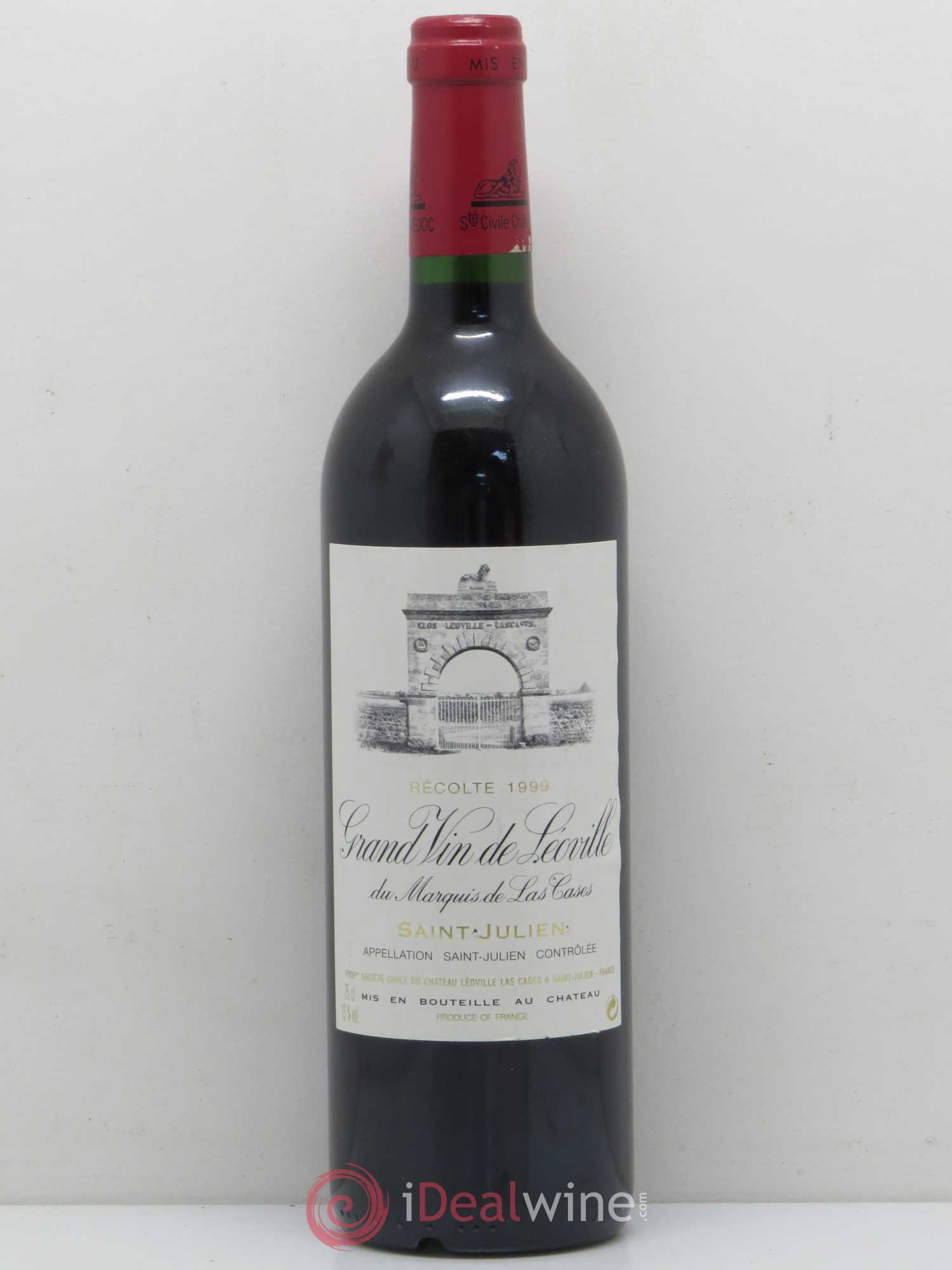 Château Léoville Las Cases 2ème Grand Cru Classé 1999 - Lot de 1 bouteille - 0