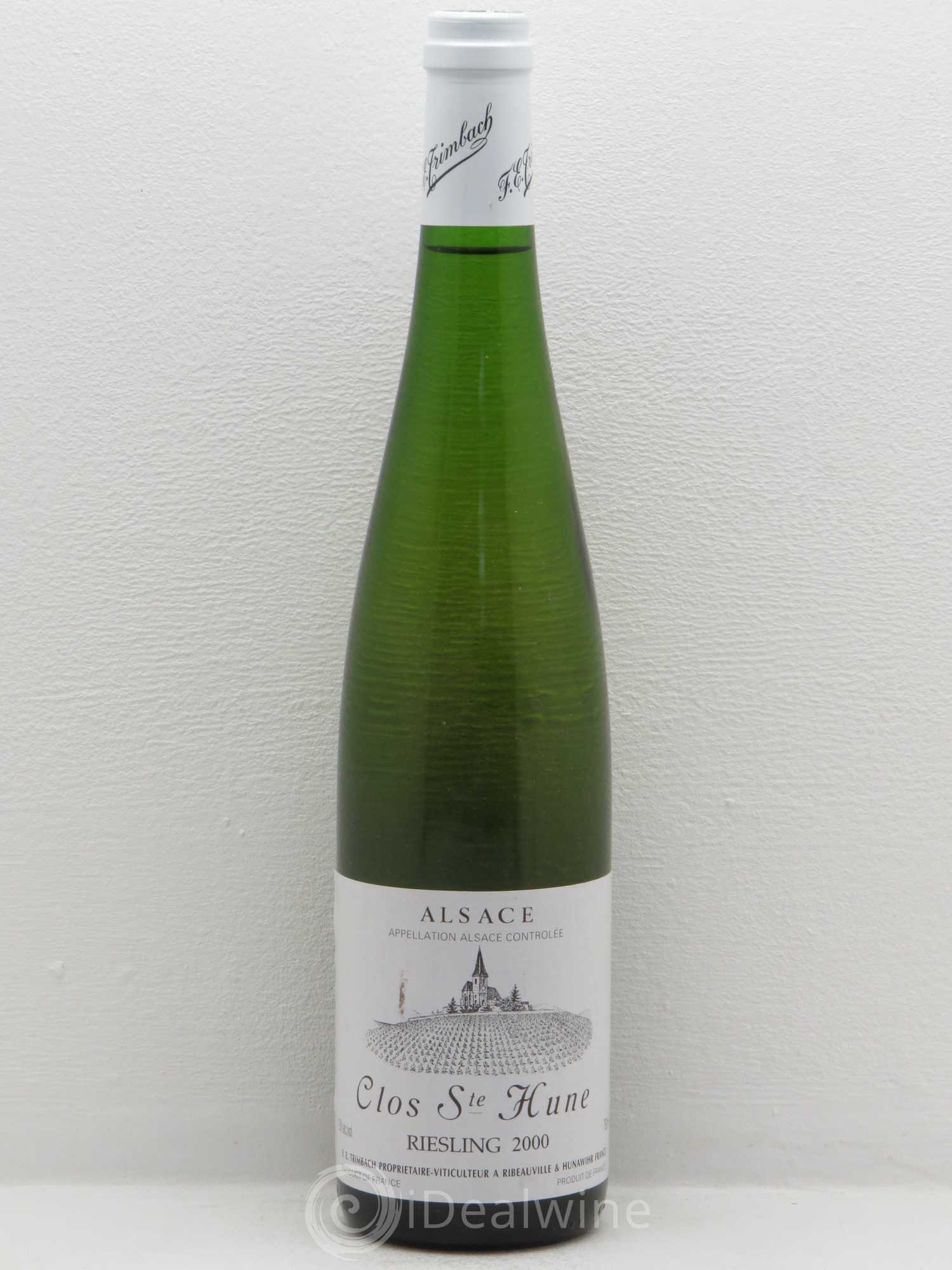 Alsace Riesling Clos Sainte-Hune Trimbach (Domaine) 2000 - Lot de 1 bouteille - 0