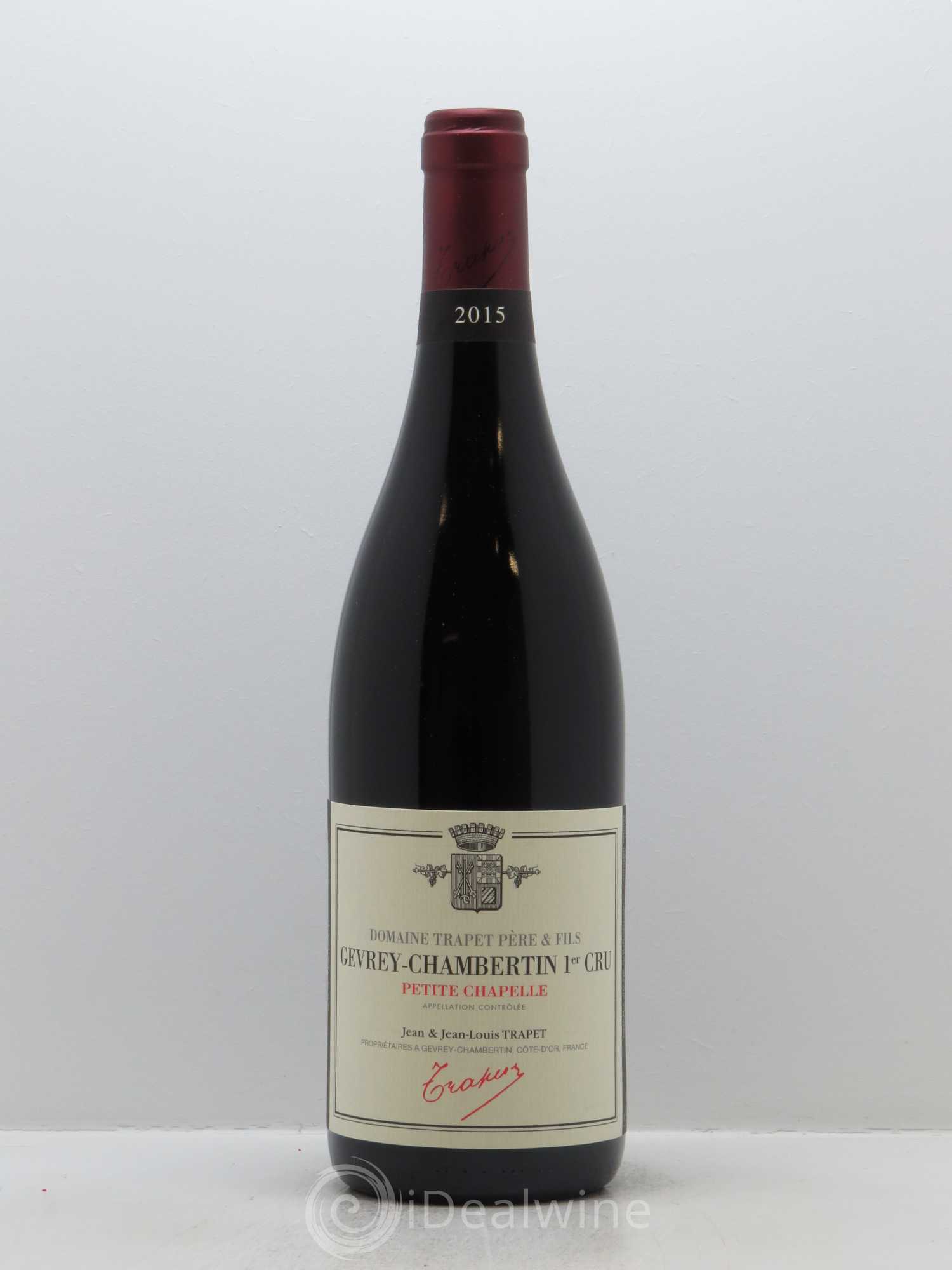Gevrey-Chambertin 1er Cru Petite Chapelle Domaine Trapet 2015 - Lot de 1 bouteille - 0