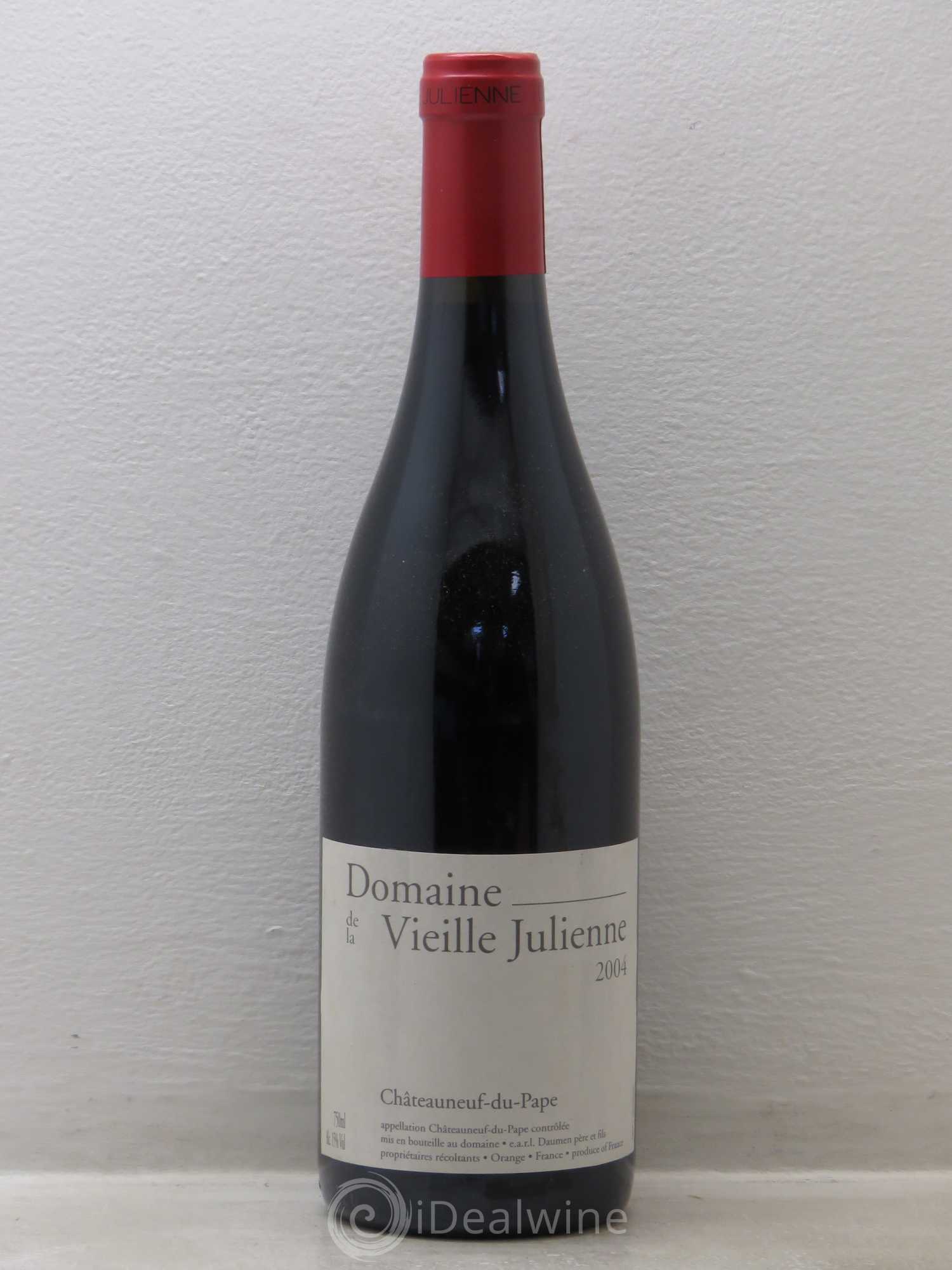 Châteauneuf-du-Pape Vieille Julienne (Domaine de la) Jean-Paul Daumen 2004 - Lot de 1 bouteille - 0