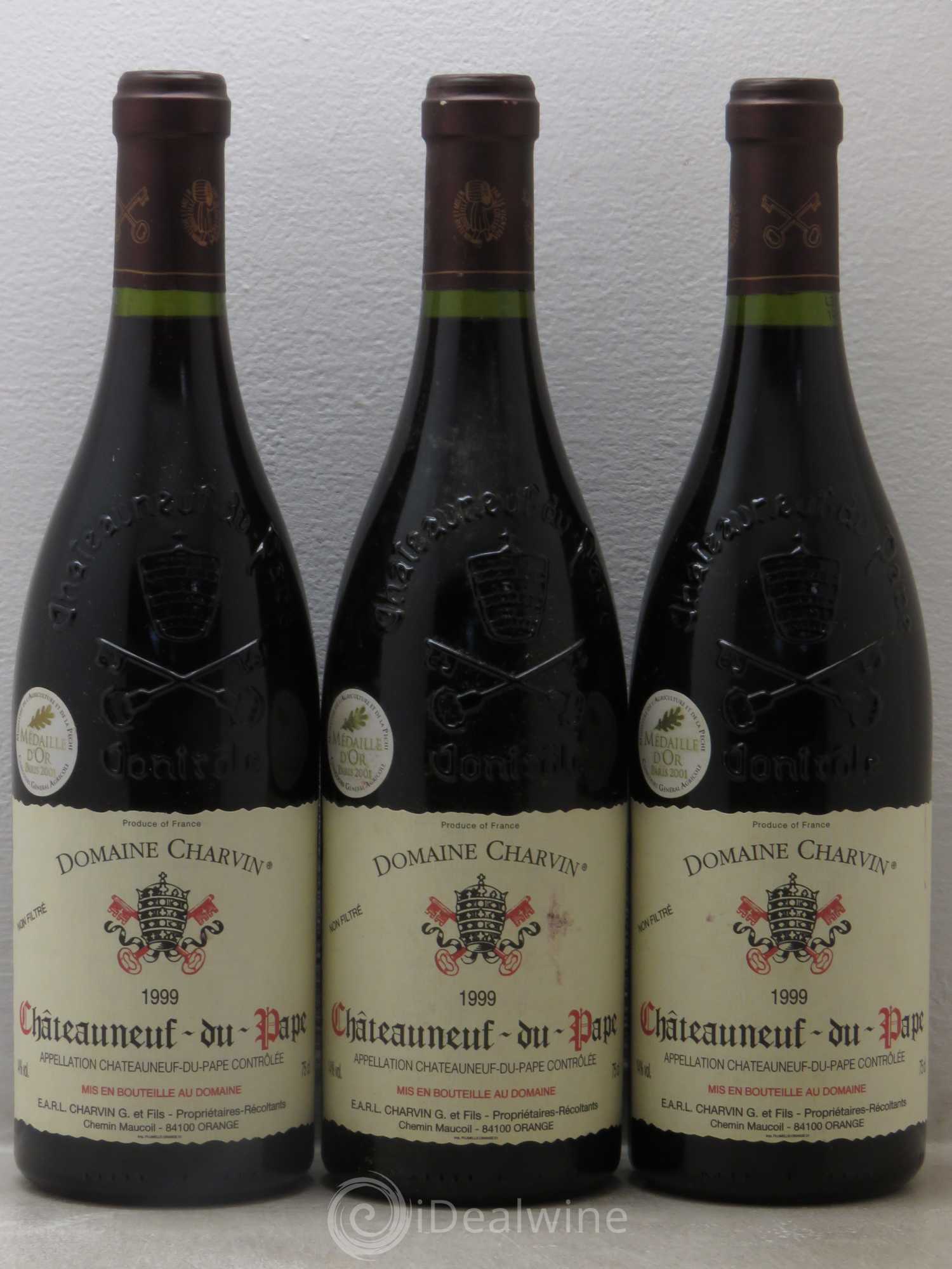 Châteauneuf-du-Pape Charvin (Domaine) 1999 - Lot de 6 bouteilles - 2