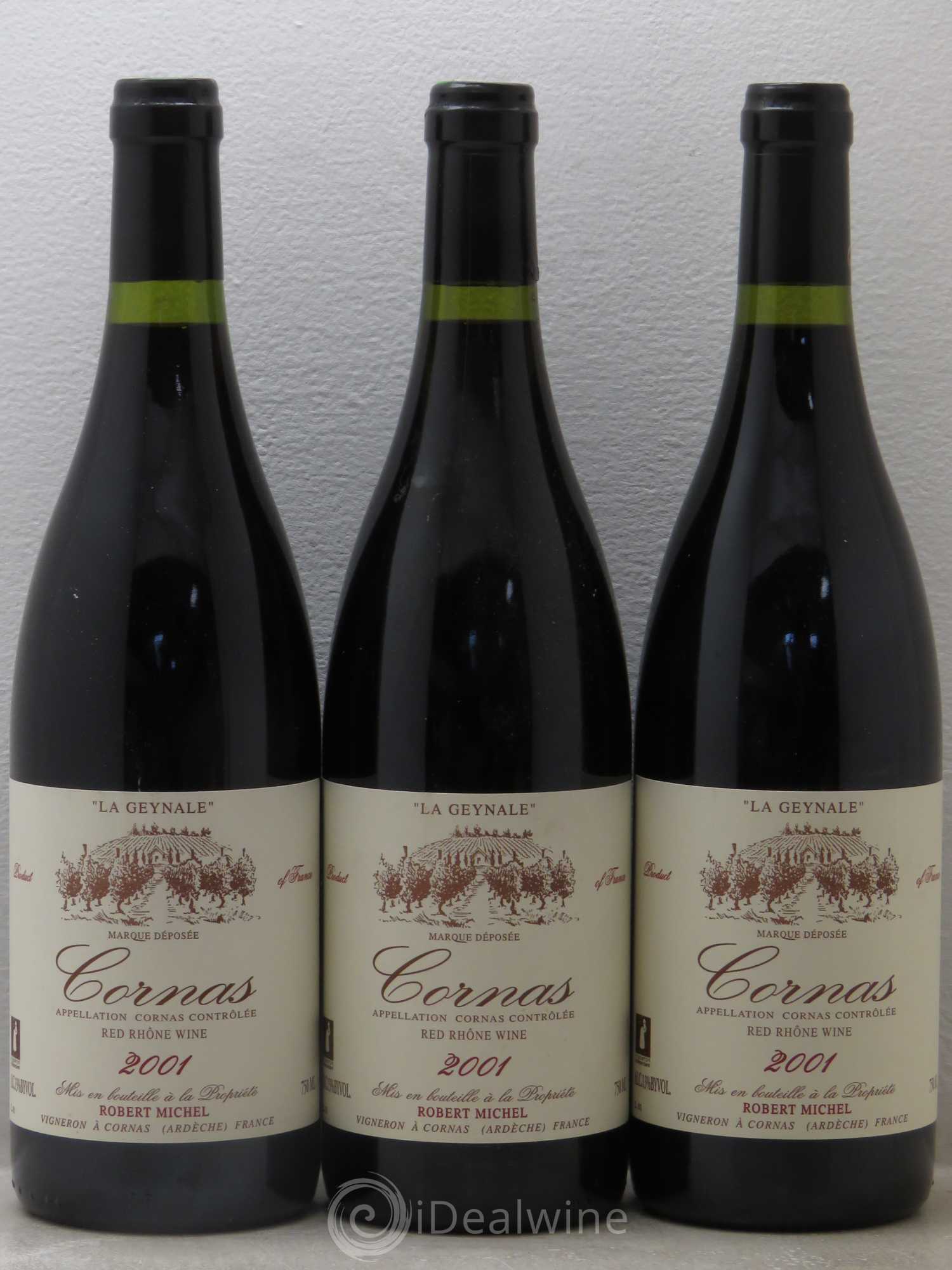 Cornas La Geynale Robert Michel 2001 - Lot de 6 bouteilles - 2