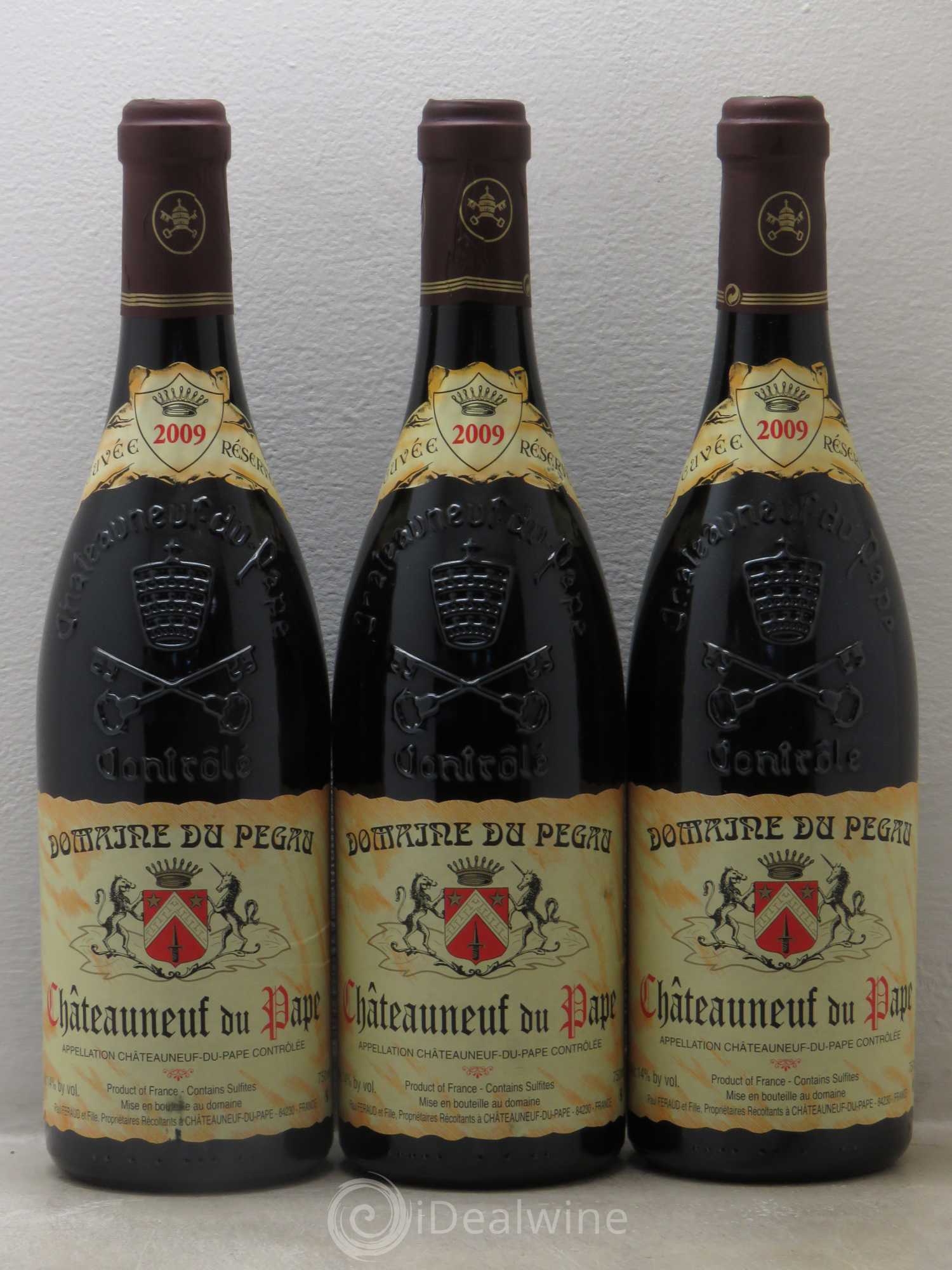 Châteauneuf-du-Pape Domaine du Pégau Cuvée Réservée Paul et Laurence Féraud 2009 - Lot de 6 bouteilles - 1