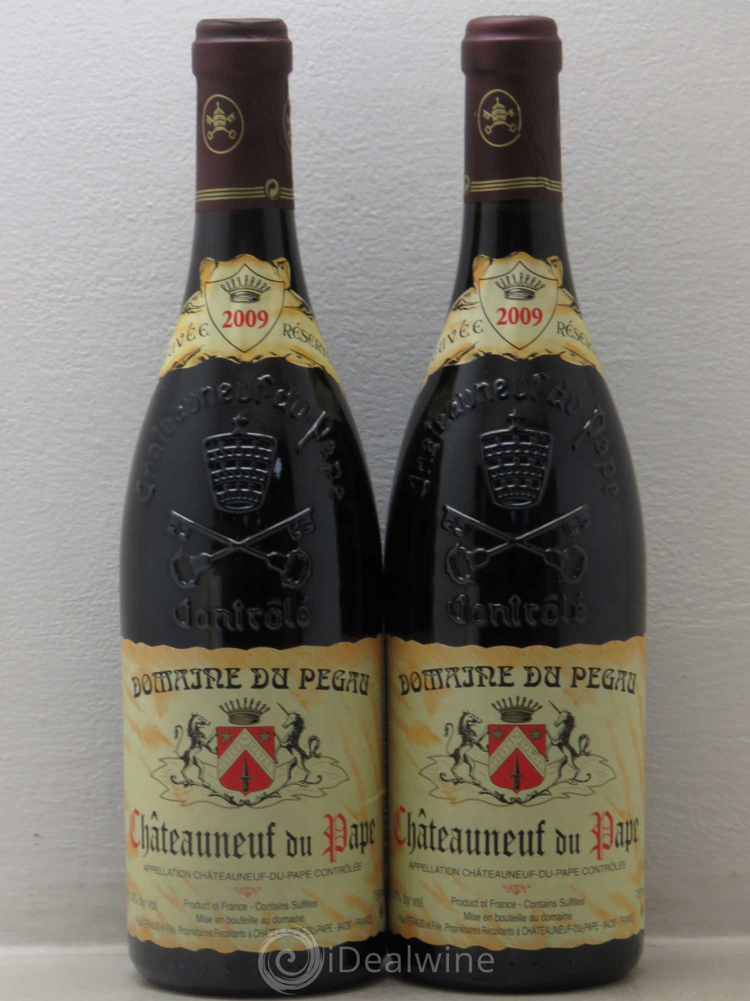Châteauneuf-du-Pape Domaine du Pégau Cuvée Réservée Paul et Laurence Féraud 2009 - Lot de 2 bouteilles - 0