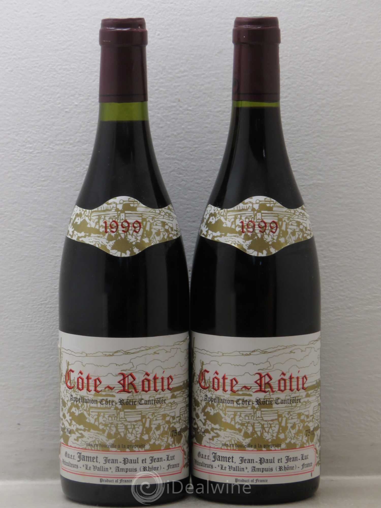 Côte-Rôtie Jamet (Domaine) 1999 - Lot de 2 bouteilles - 0
