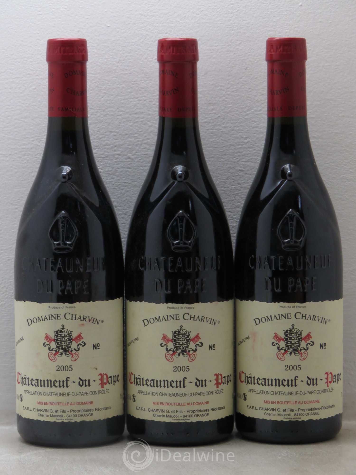 Châteauneuf-du-Pape Charvin (Domaine) 2005 - Lot de 6 bouteilles - 1