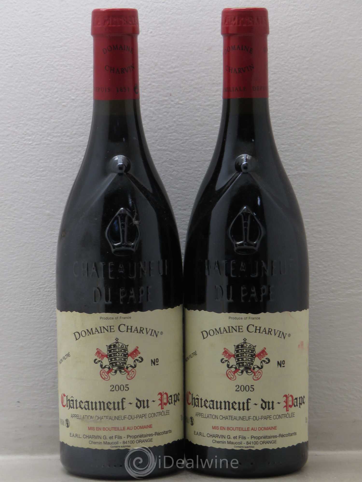 Châteauneuf-du-Pape Charvin (Domaine) 2005 - Lot de 2 bouteilles - 0