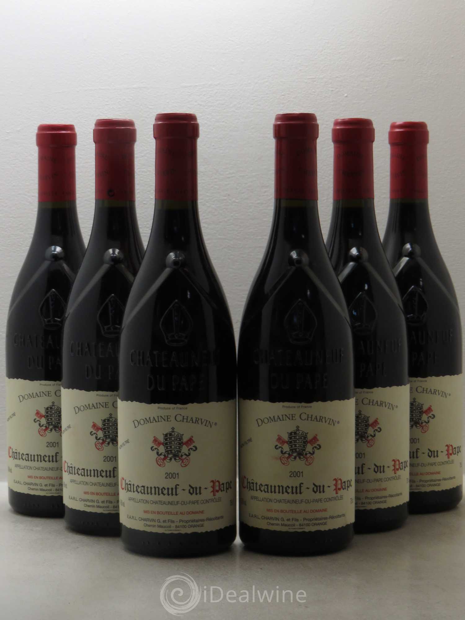 Châteauneuf-du-Pape Charvin (Domaine) 2001 - Lot de 6 bouteilles - 0