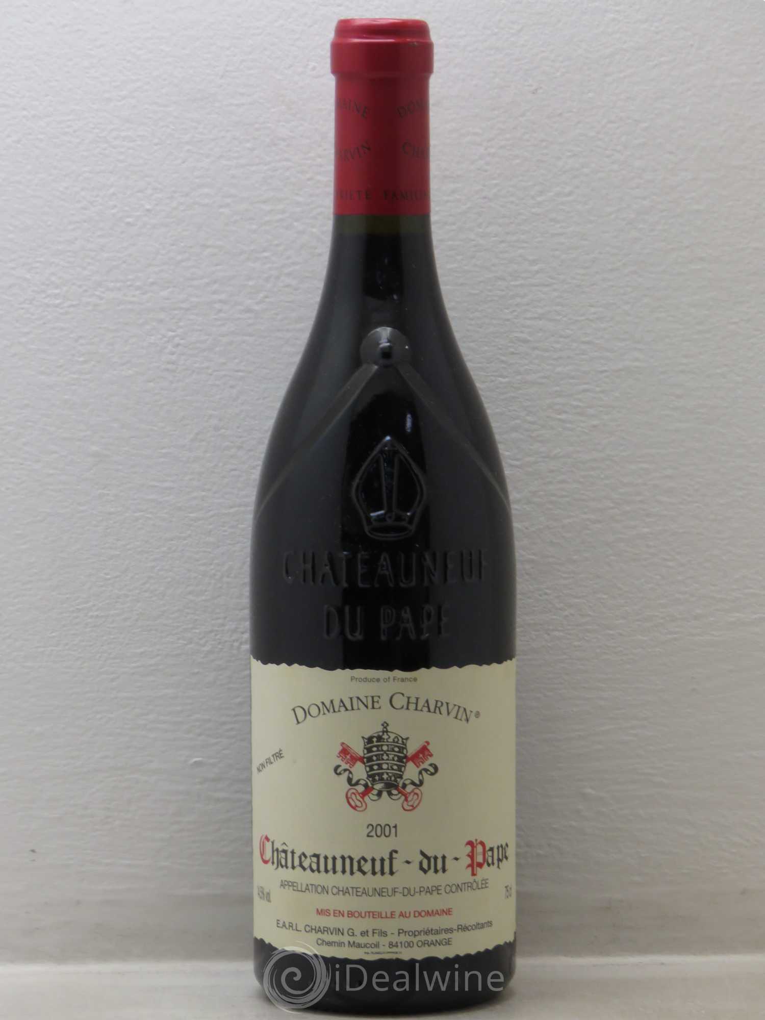 Châteauneuf-du-Pape Charvin (Domaine) 2001 - Lot de 1 bouteille - 0