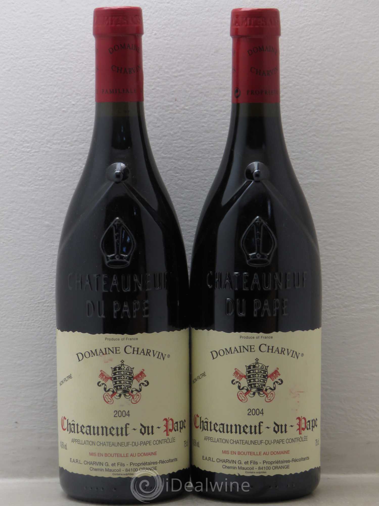 Châteauneuf-du-Pape Charvin (Domaine) 2004 - Lot de 2 bouteilles - 0