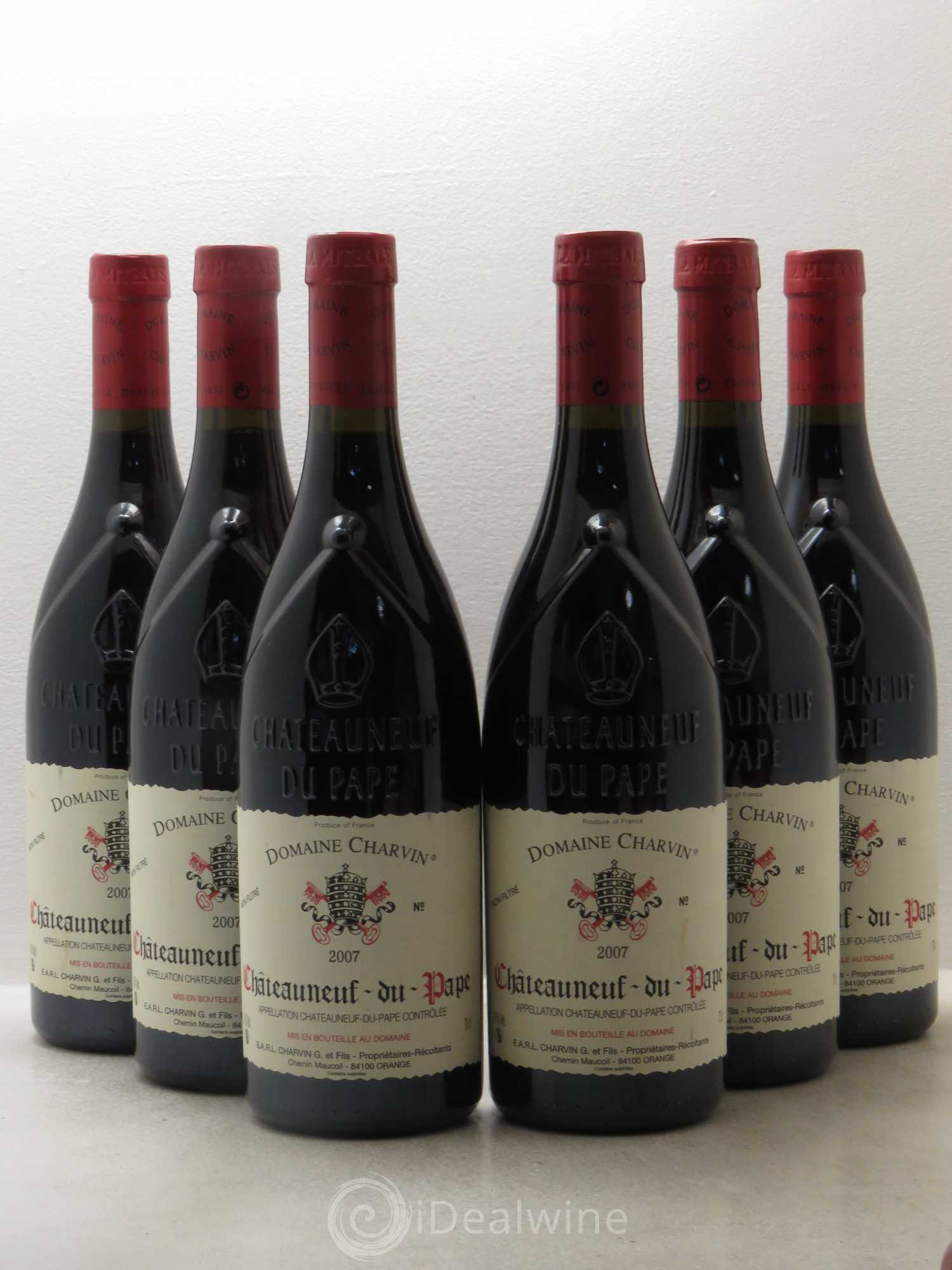 Châteauneuf-du-Pape Charvin (Domaine) 2007 - Lot de 6 bouteilles - 0