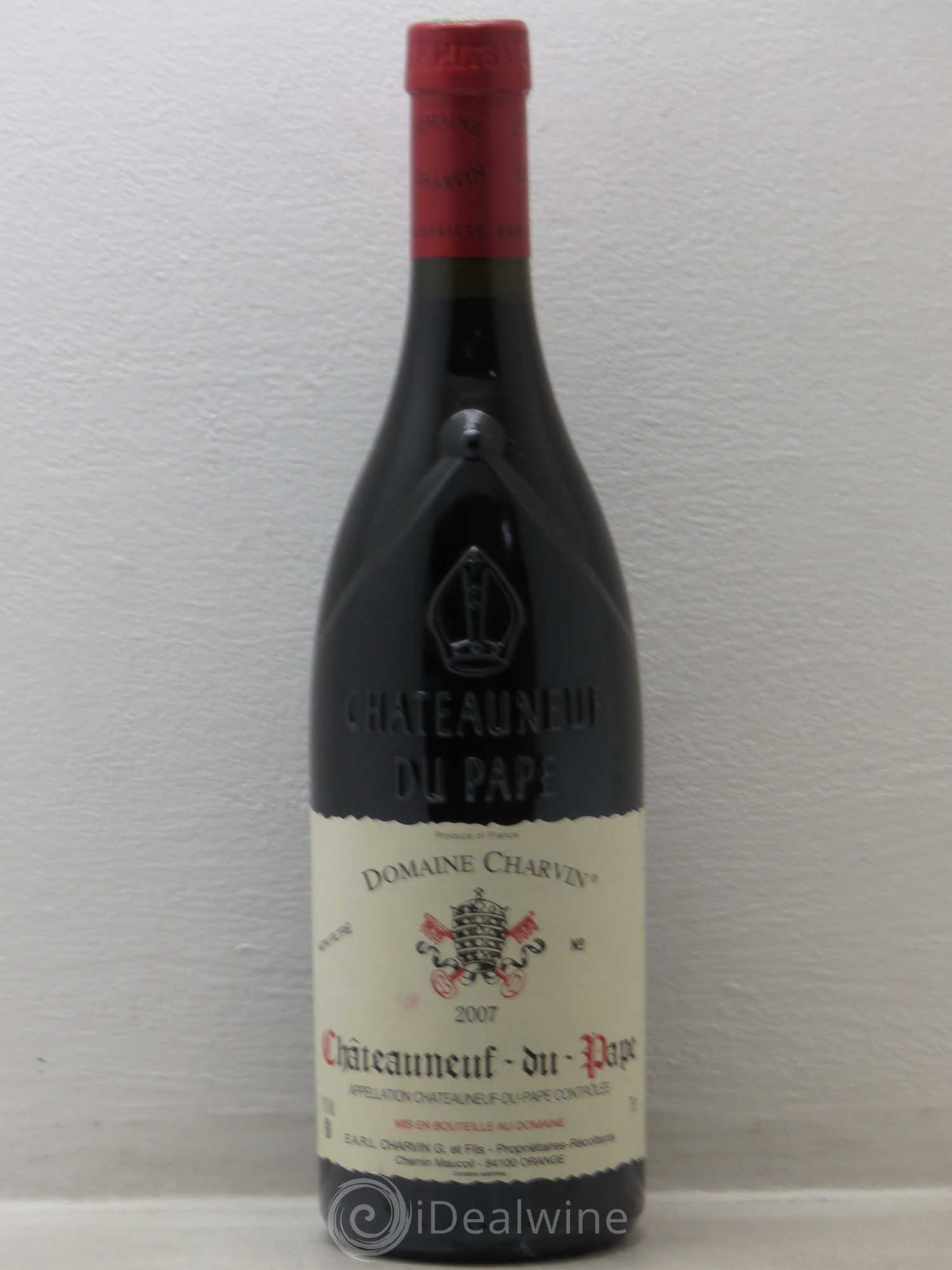 Châteauneuf-du-Pape Charvin (Domaine) 2007 - Lot de 1 bouteille - 0