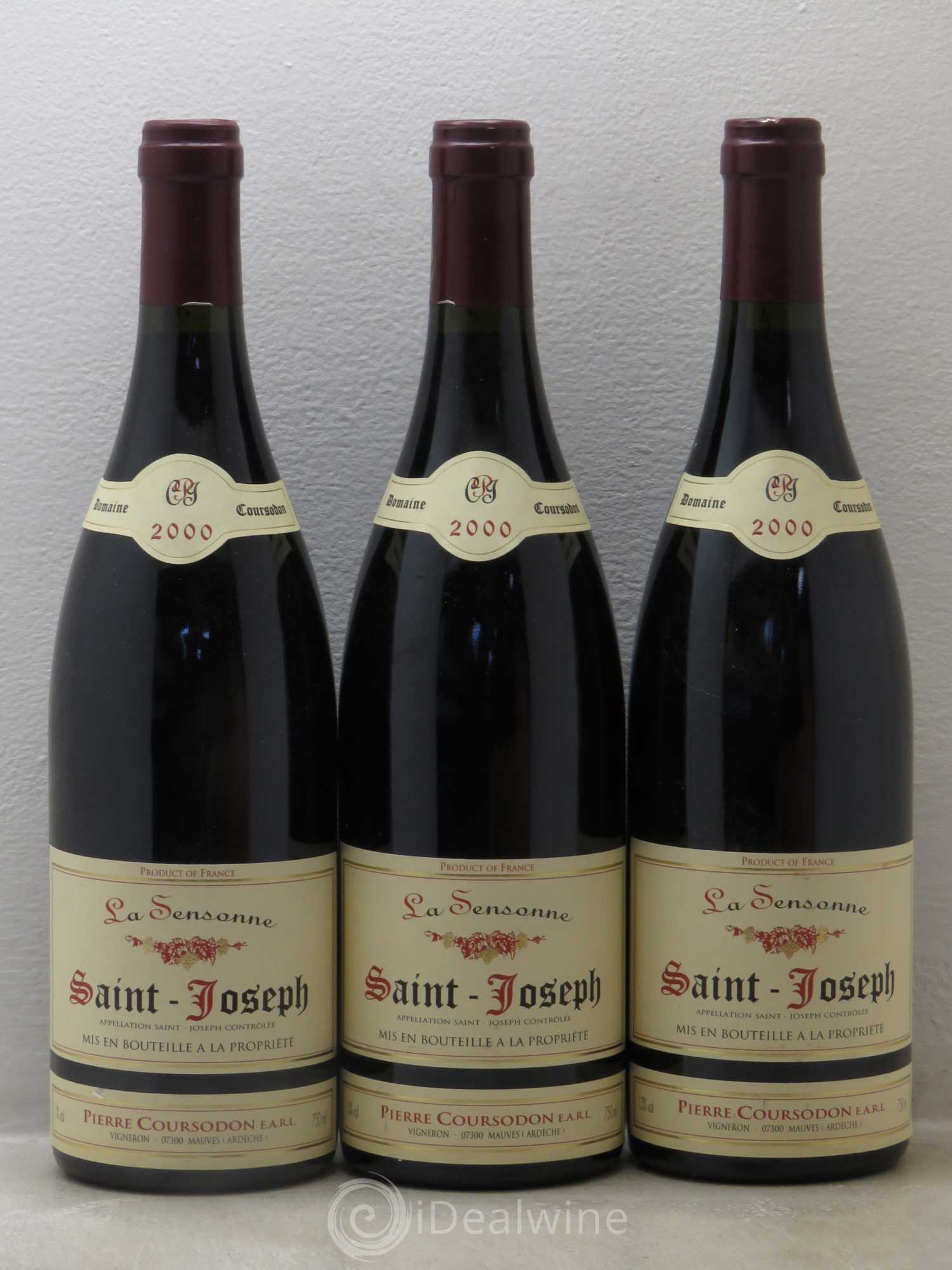 Saint-Joseph La Sensonne Pierre et Jérôme Coursodon 2000 - Lot de 6 bouteilles - 2