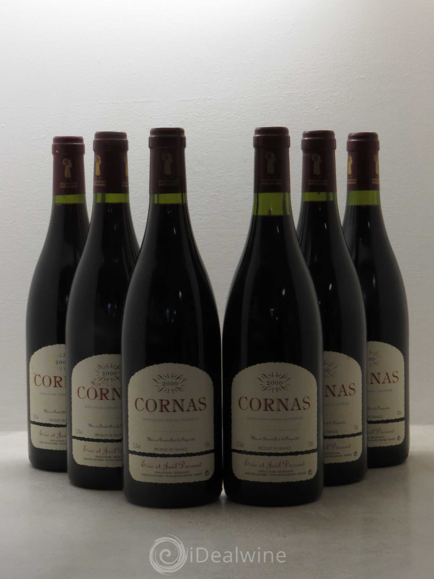 Cornas Durand 2000 - Lot de 6 bouteilles - 0