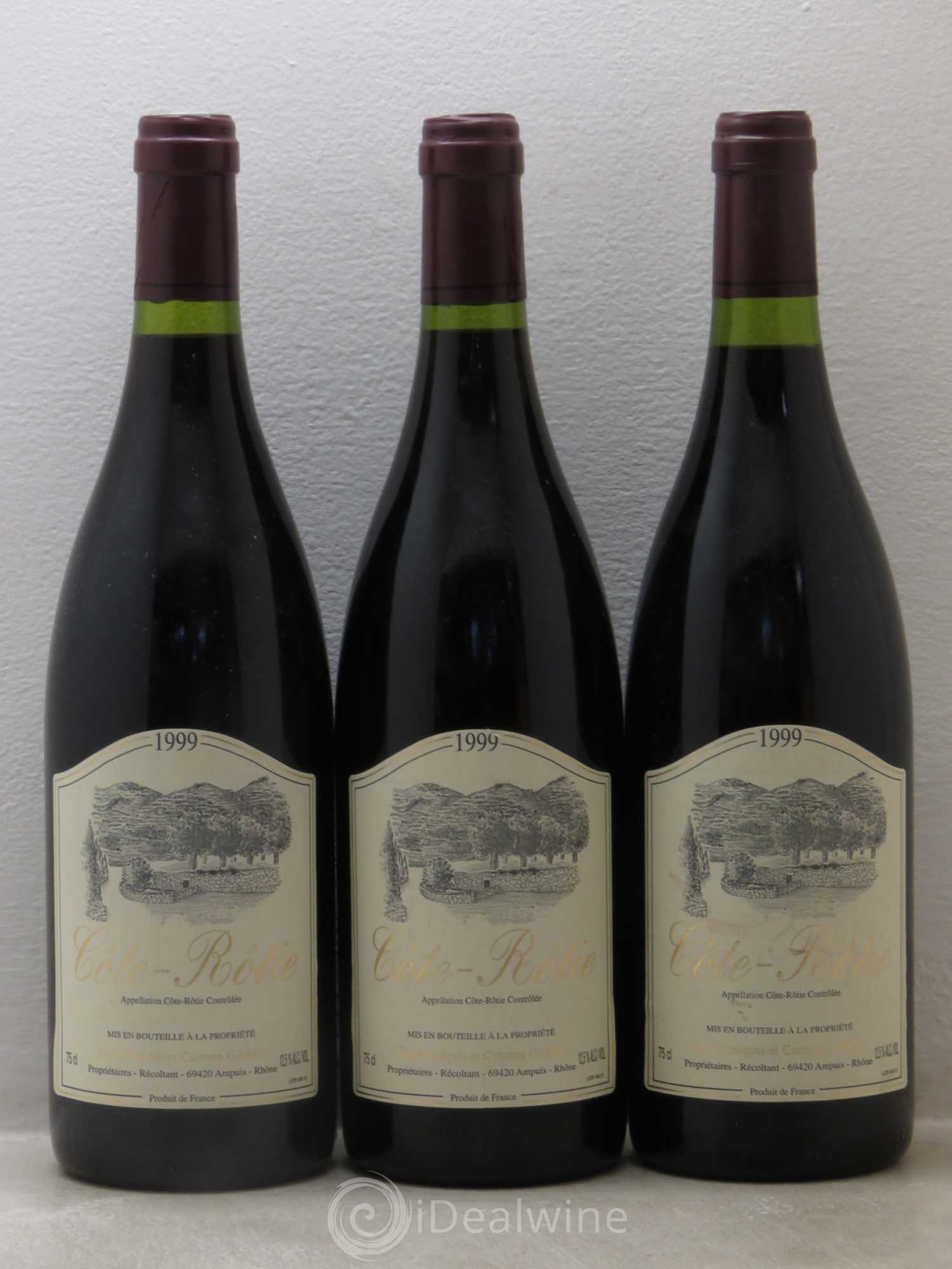 Côte-Rôtie Garon 1999 - Lot de 3 bouteilles - 0