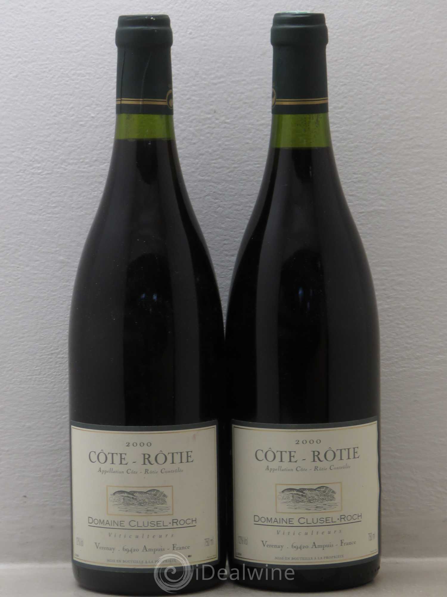 Côte-Rôtie Clusel-Roch 2000 - Posten von 2 Flaschen - 0
