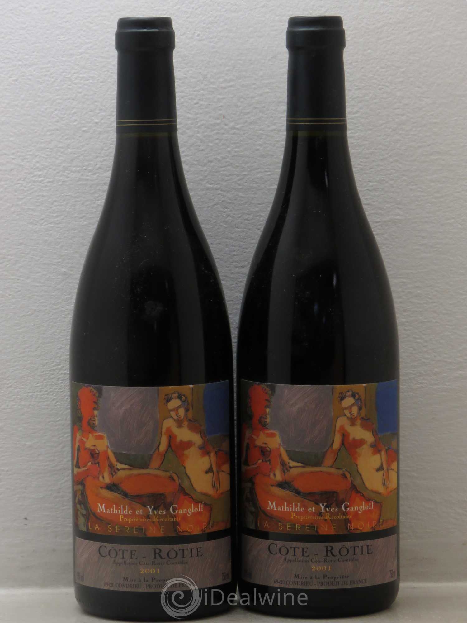 Côte-Rôtie La Sereine Noire Gangloff (Domaine) 2001 - Lotto di 2 bottiglie - 0