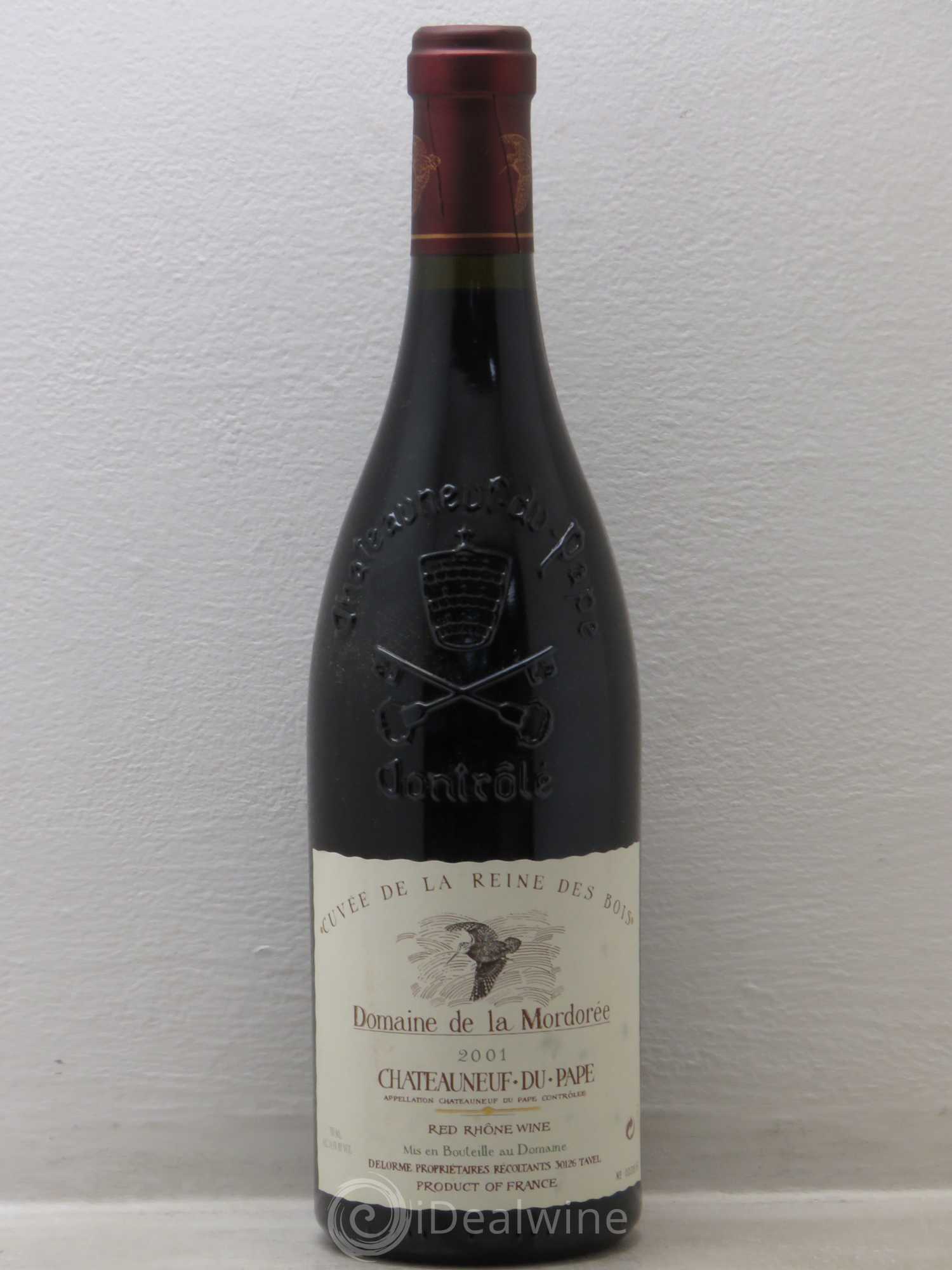Châteauneuf-du-Pape Cuvée de la Reine des Bois La Mordorée (Domaine de) 2001 - Lot de 1 bouteille - 0