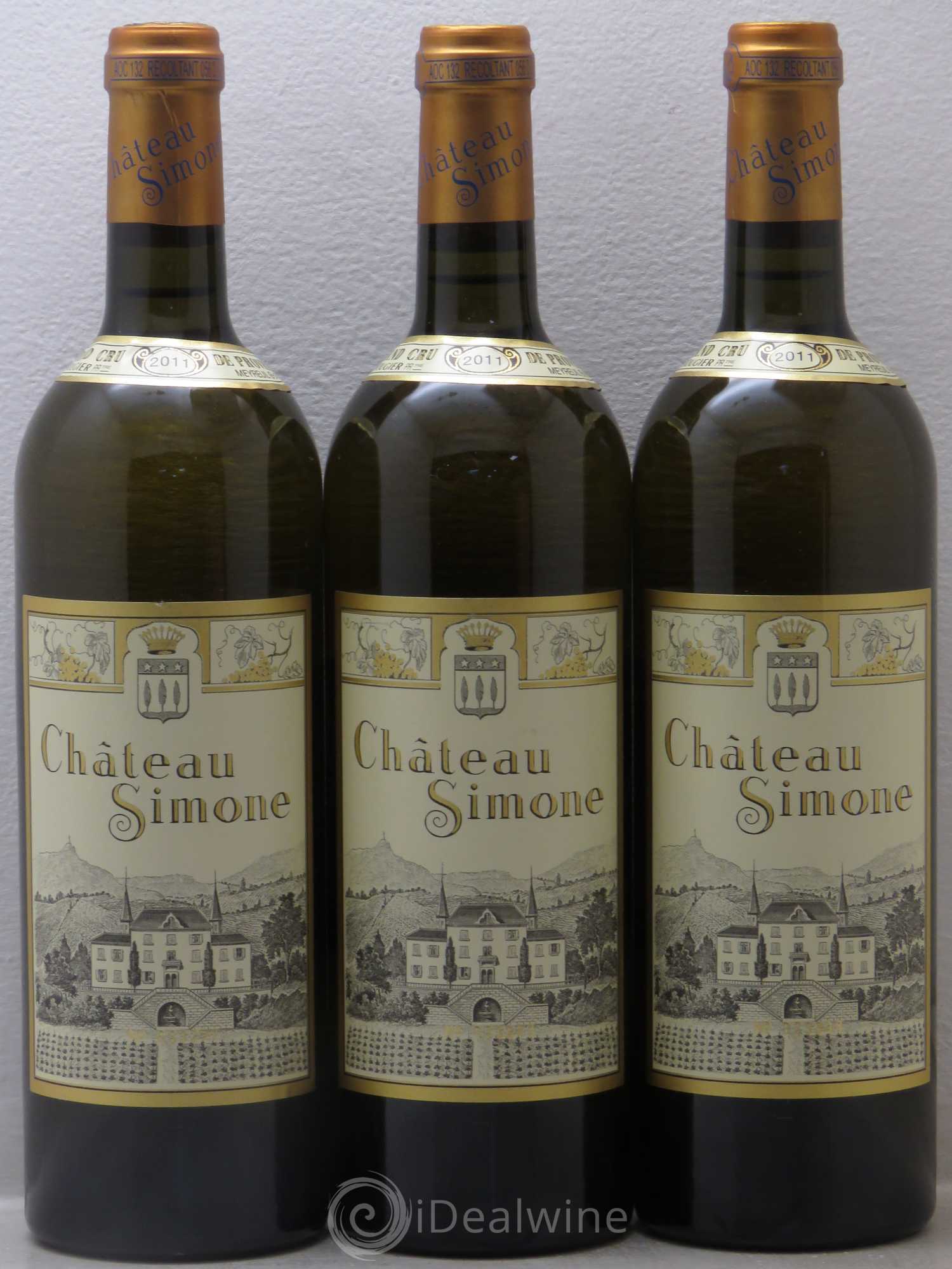 Palette Château Simone Famille Rougier 2011 - Posten von 5 Flaschen - 1