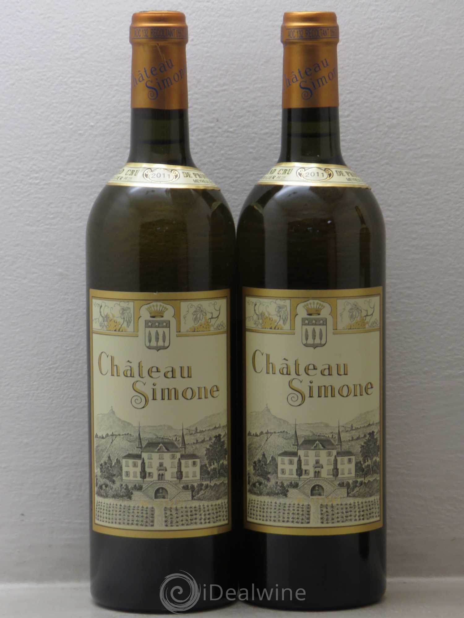 Palette Château Simone Famille Rougier 2011 - Posten von 5 Flaschen - 2