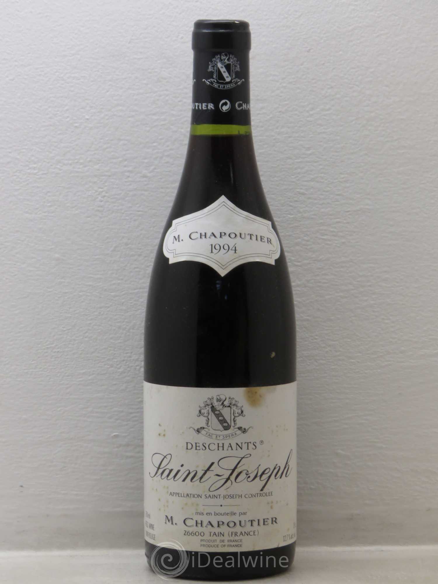 Saint-Joseph Deschants - Chapoutier 1994 - Posten von 1 Flasche - 0