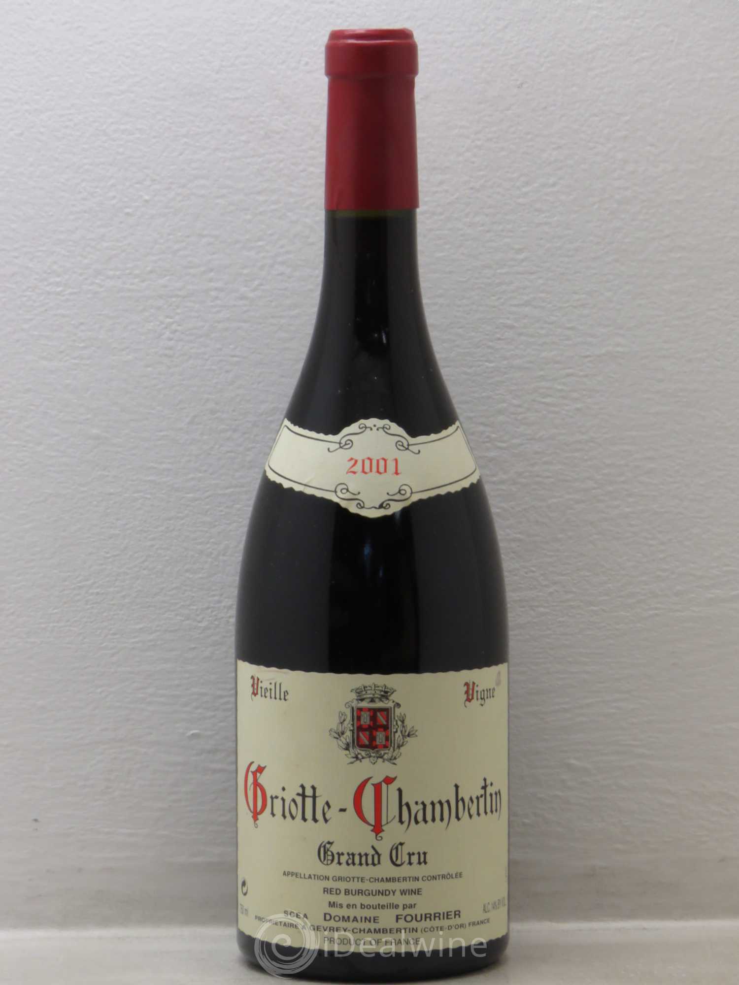Griotte-Chambertin Grand Cru Vieille Vigne Fourrier (Domaine) Vieilles vignes 2001 - Lot de 1 bouteille - 0