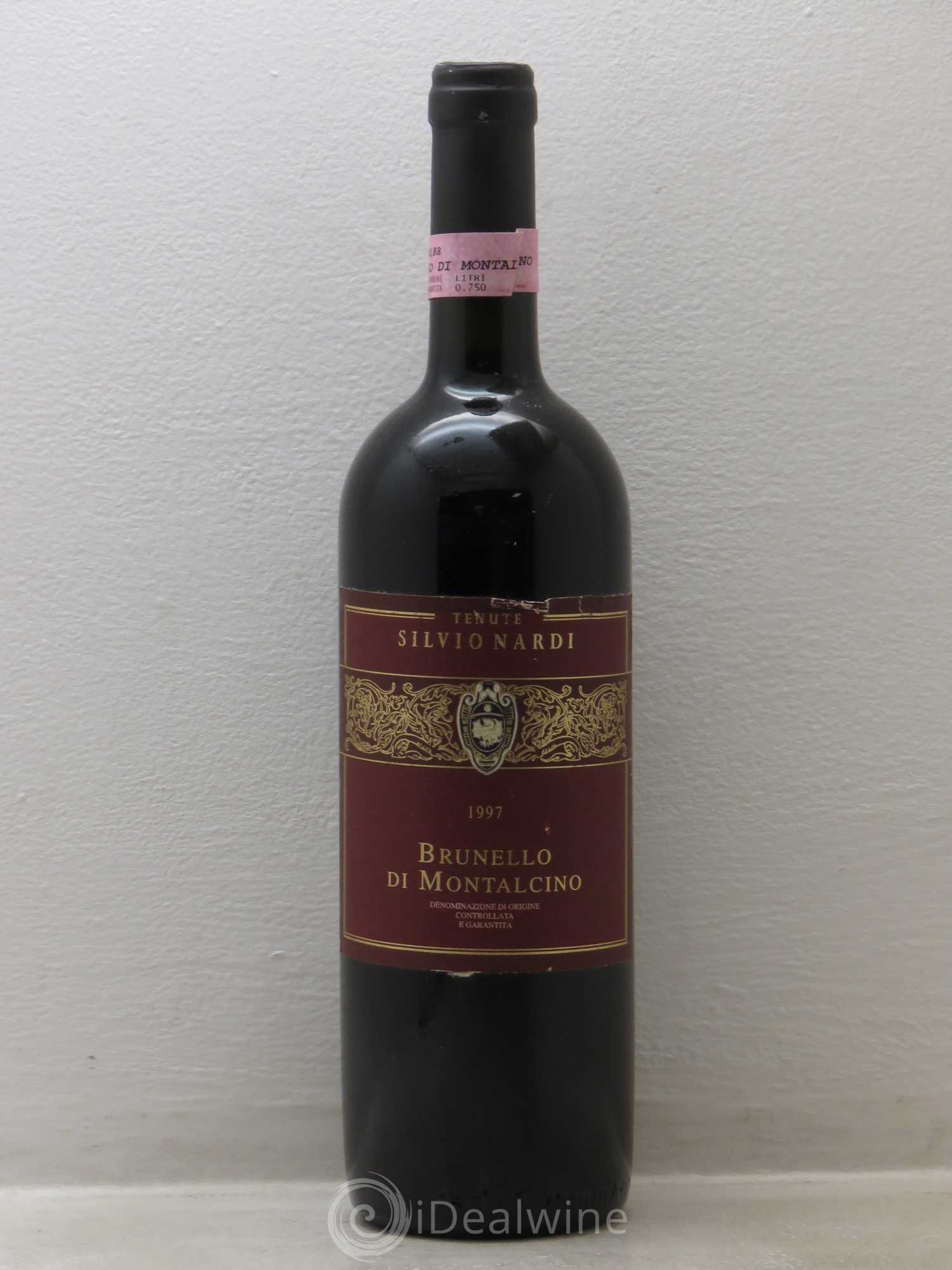 Brunello di Montalcino brunello di montalcino tenute silvion nardi 1997 - Posten von 1 Flasche - 0