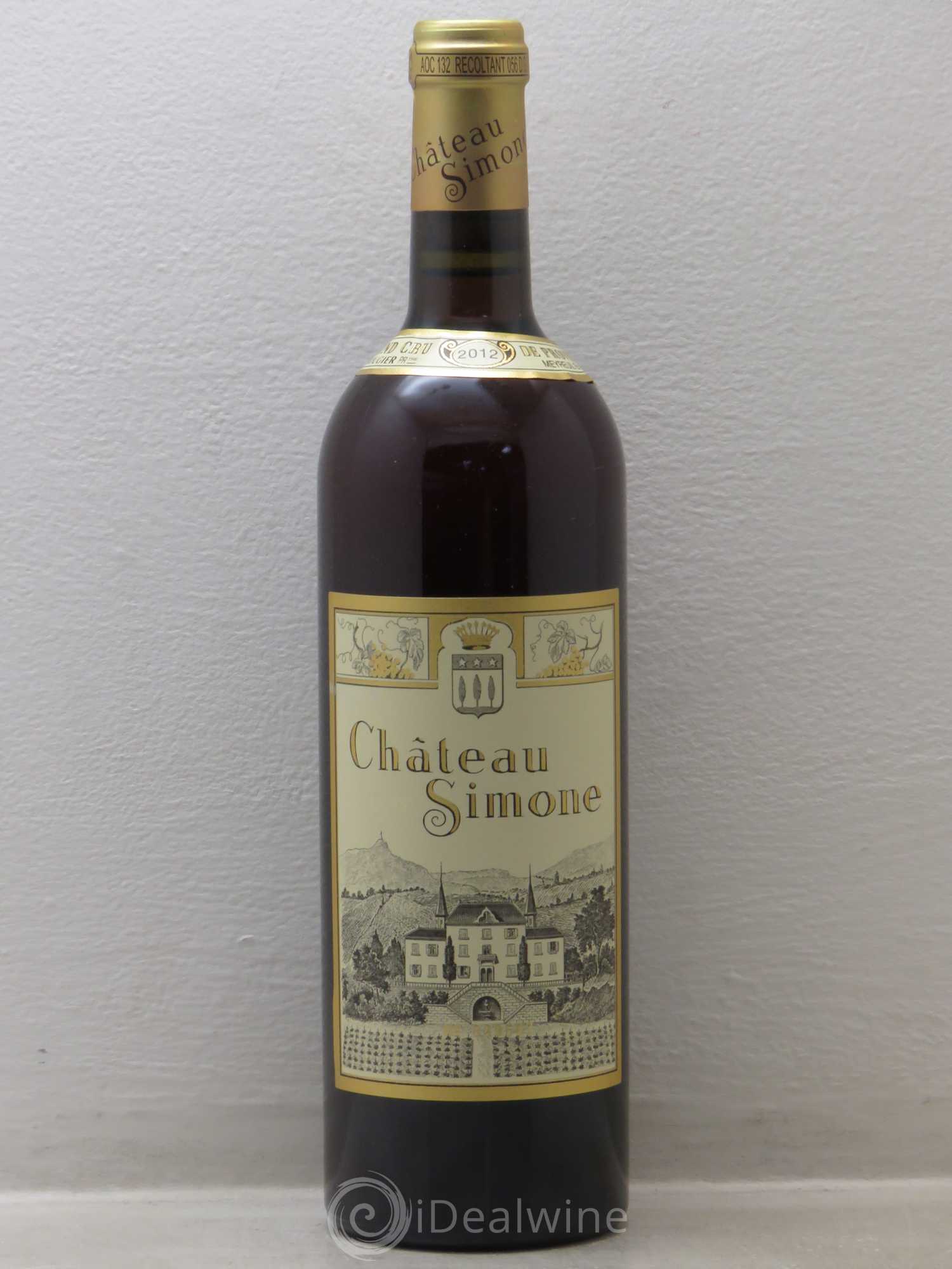 Palette Château Simone Famille Rougier 2012 - Lot de 1 bouteille - 0